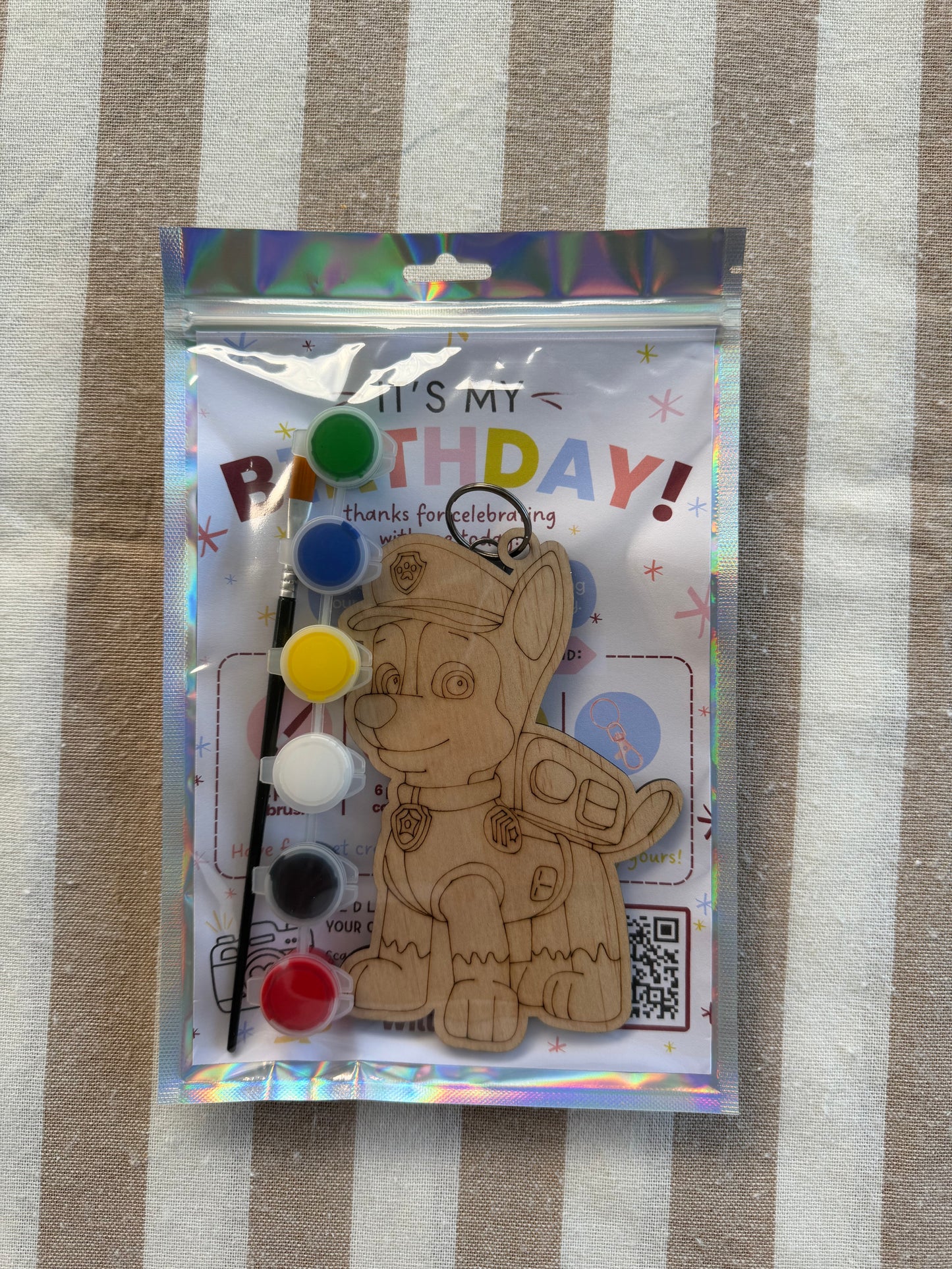 Adventure Pups Wooden Party Favours