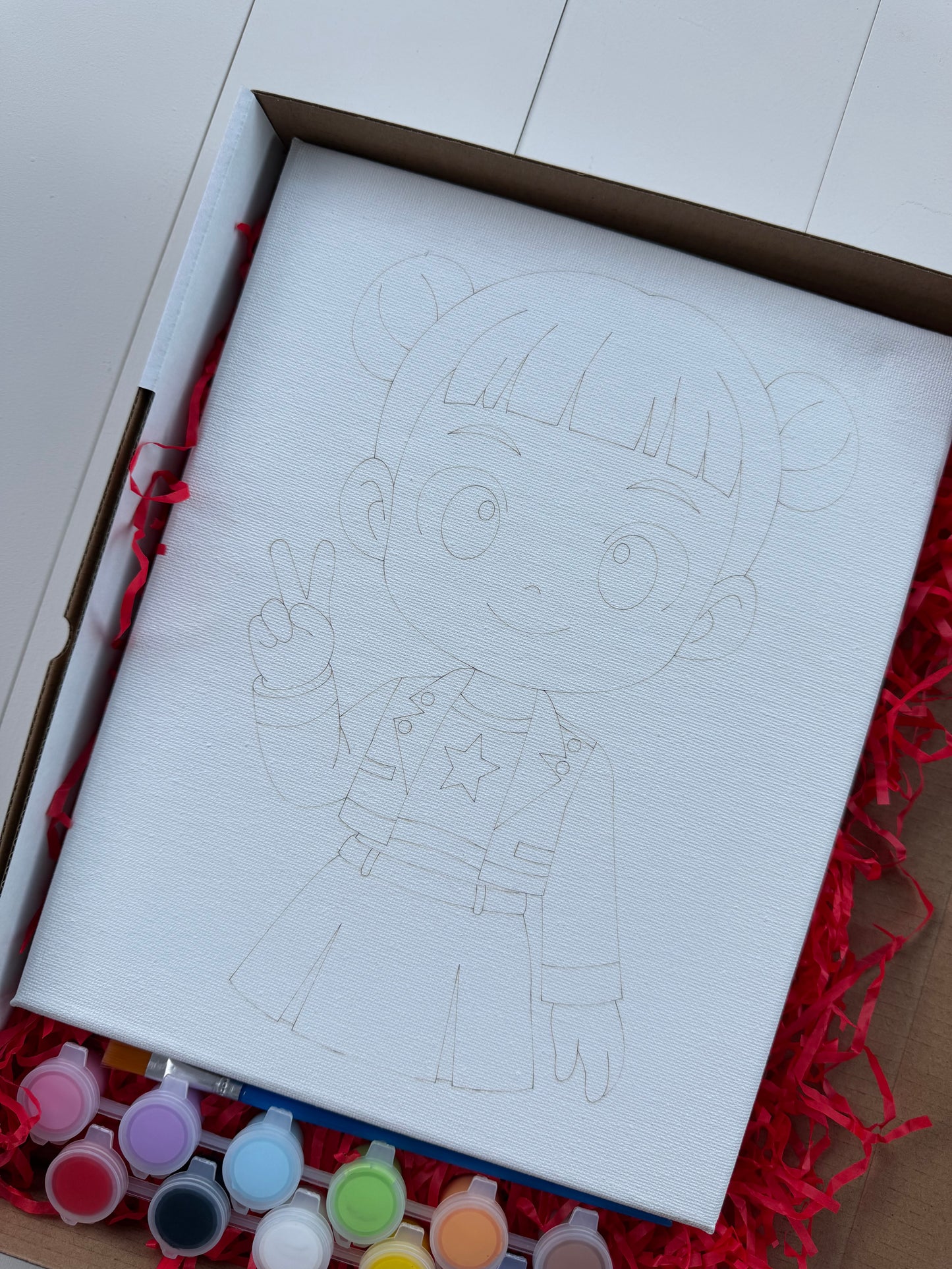 Zoey (Kpop Demon Hunters) Inspired Painting Kit