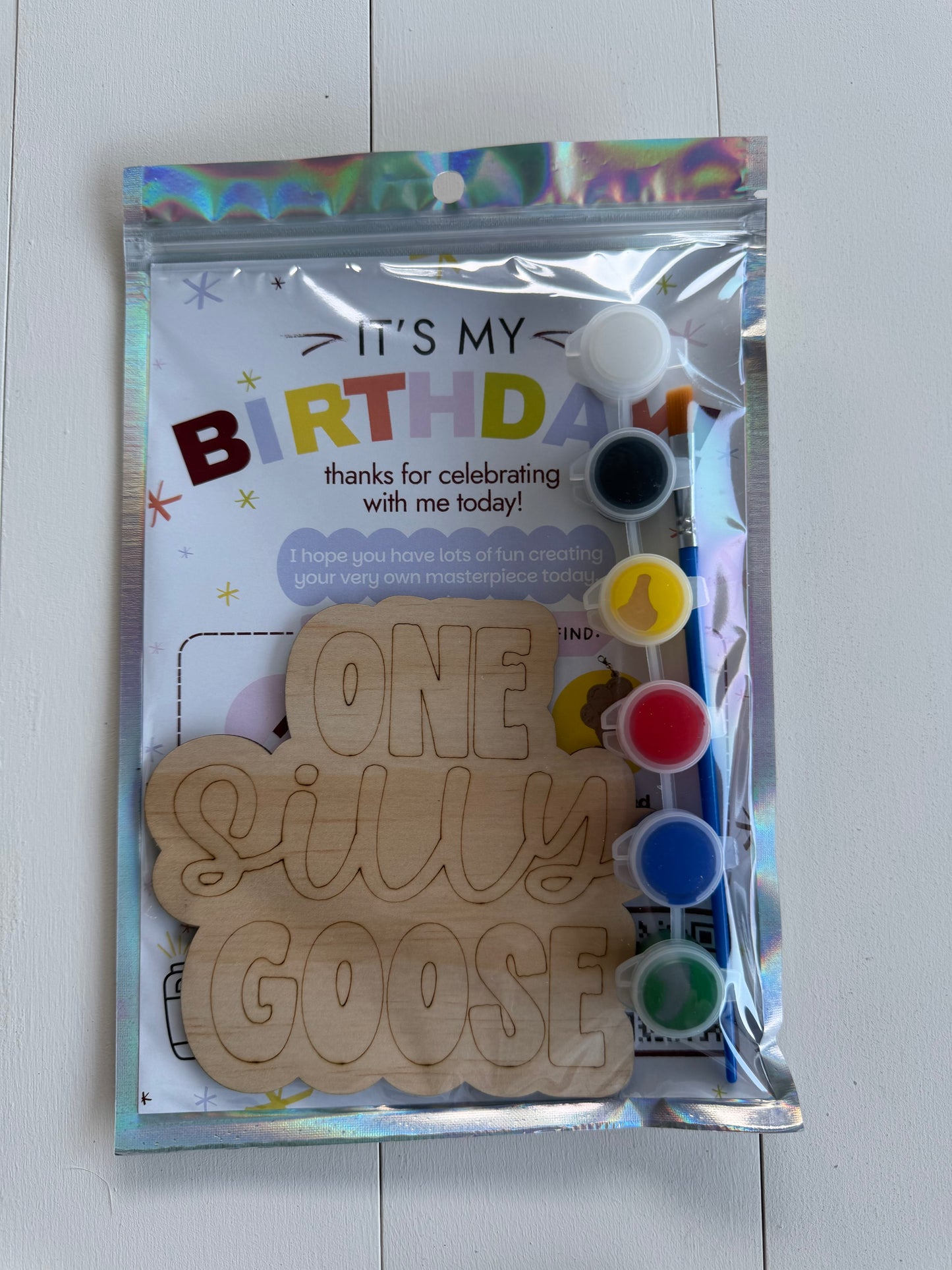 One Silly Goose Themed Party Favours