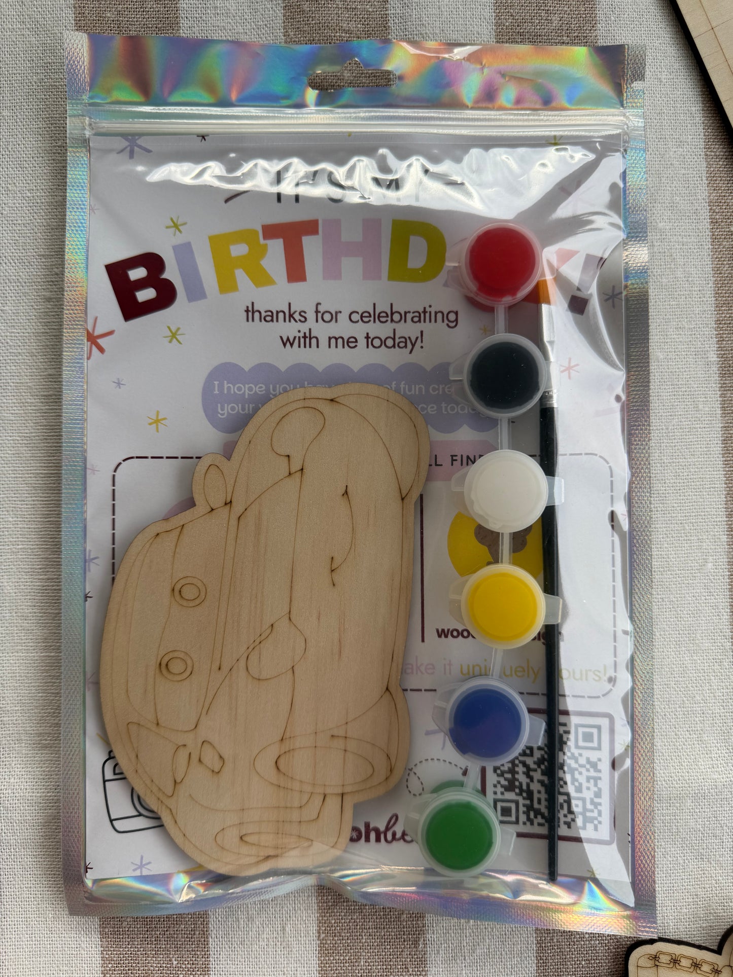 Lightning and Friends themed Party Favours