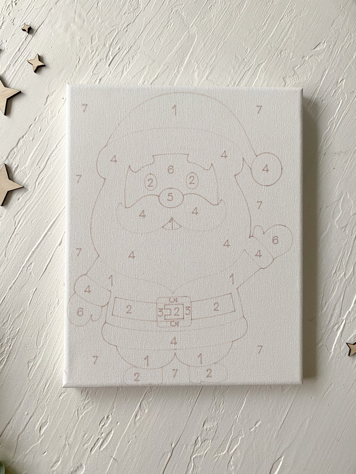 Paint by Numbers Santa Kit