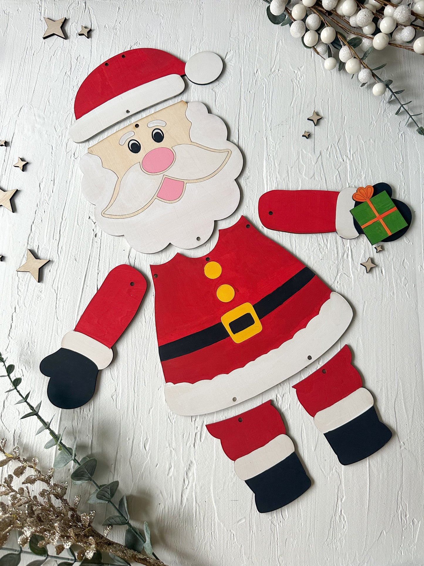 Wooden Santa Claus DIY Kit