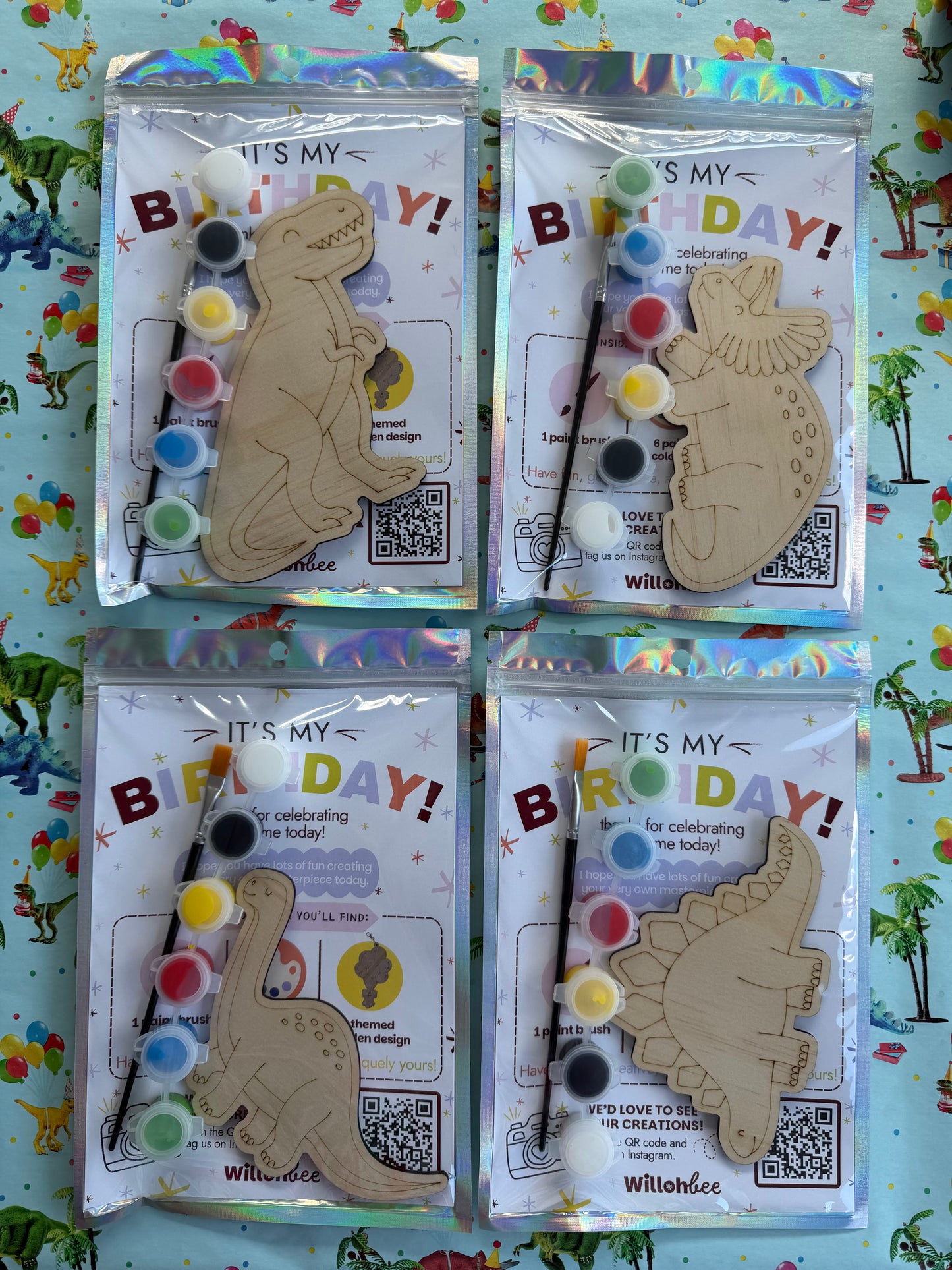 Dinosaur Themed Birthday Party Favours