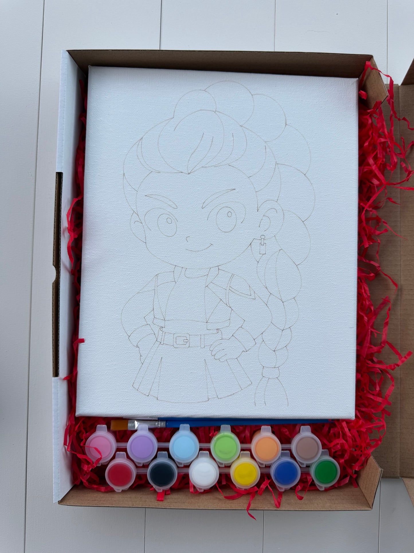 Rumi (Kpop Demon Hunters) Inspired Painting Kit