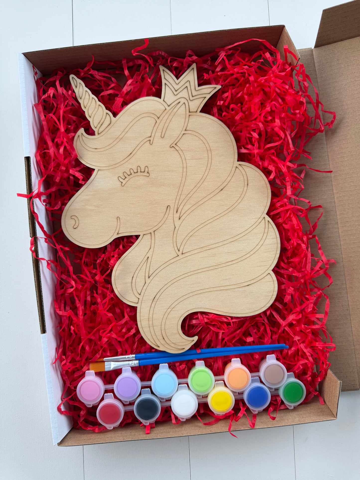 Unicorn Wooden Painting Kit
