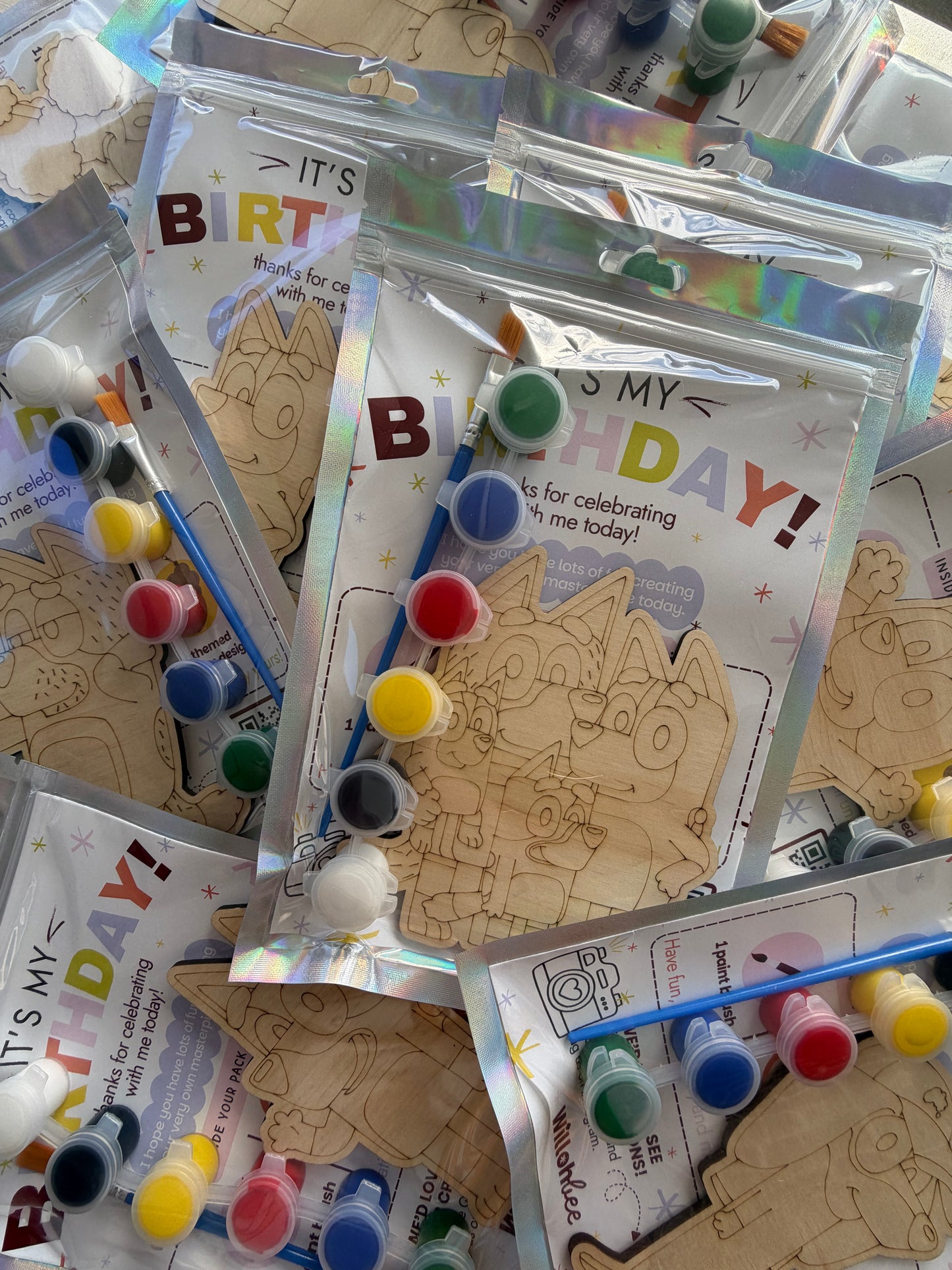 Blue Dog Inspired Party Favours