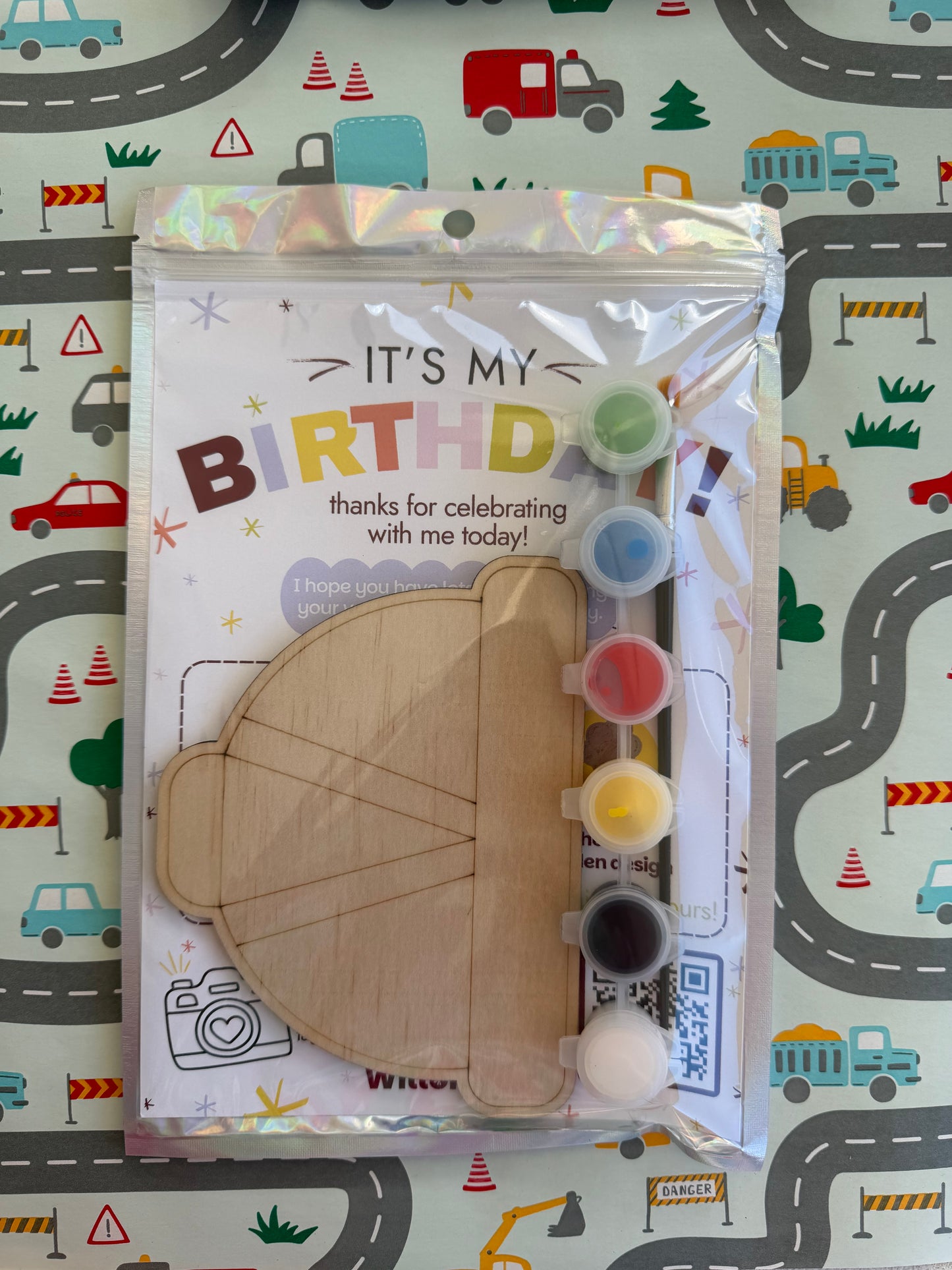 Construction Themed Birthday Party Favours