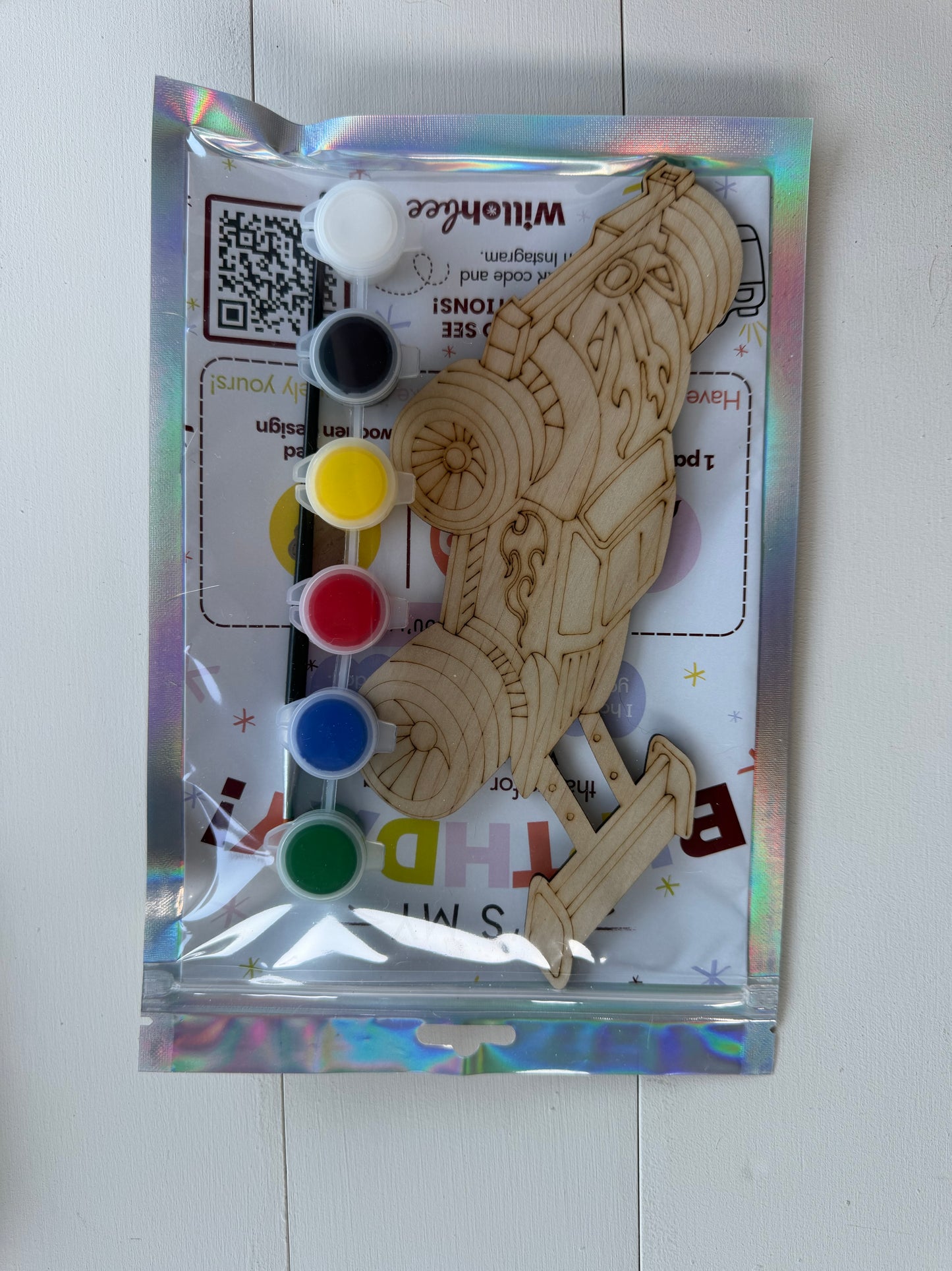 Speedy Cars Wooden Party Favours