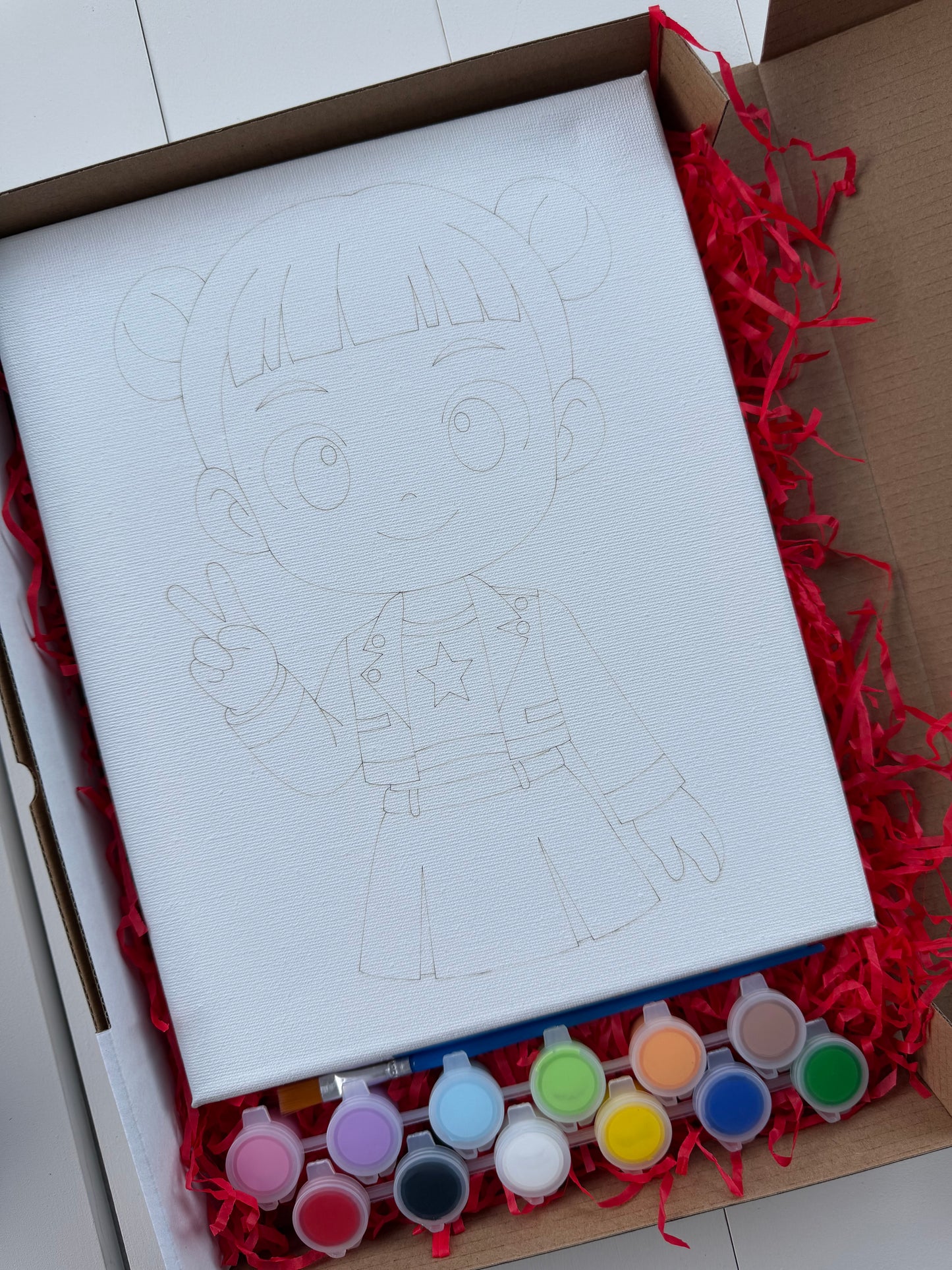 Zoey (Kpop Demon Hunters) Inspired Painting Kit