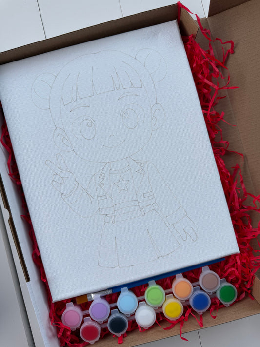 Zoey (Kpop Demon Hunters) Inspired Painting Kit