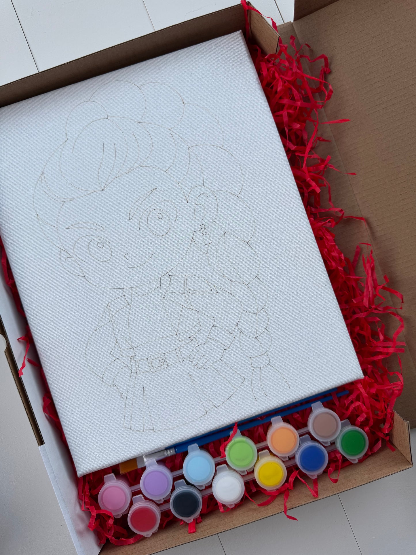 Rumi (Kpop Demon Hunters) Inspired Painting Kit