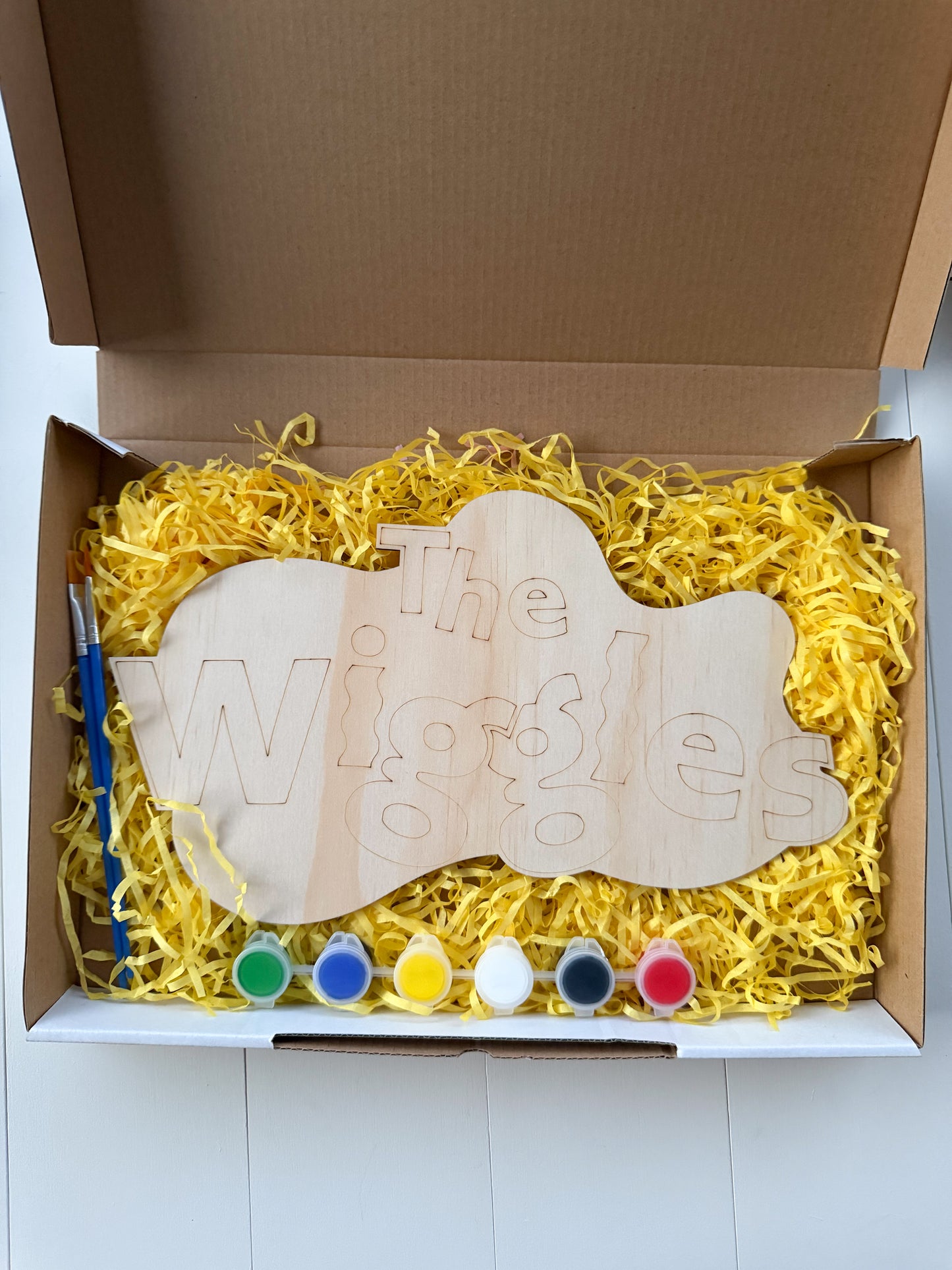 The Wiggles Inspired Wooden Painting Kit