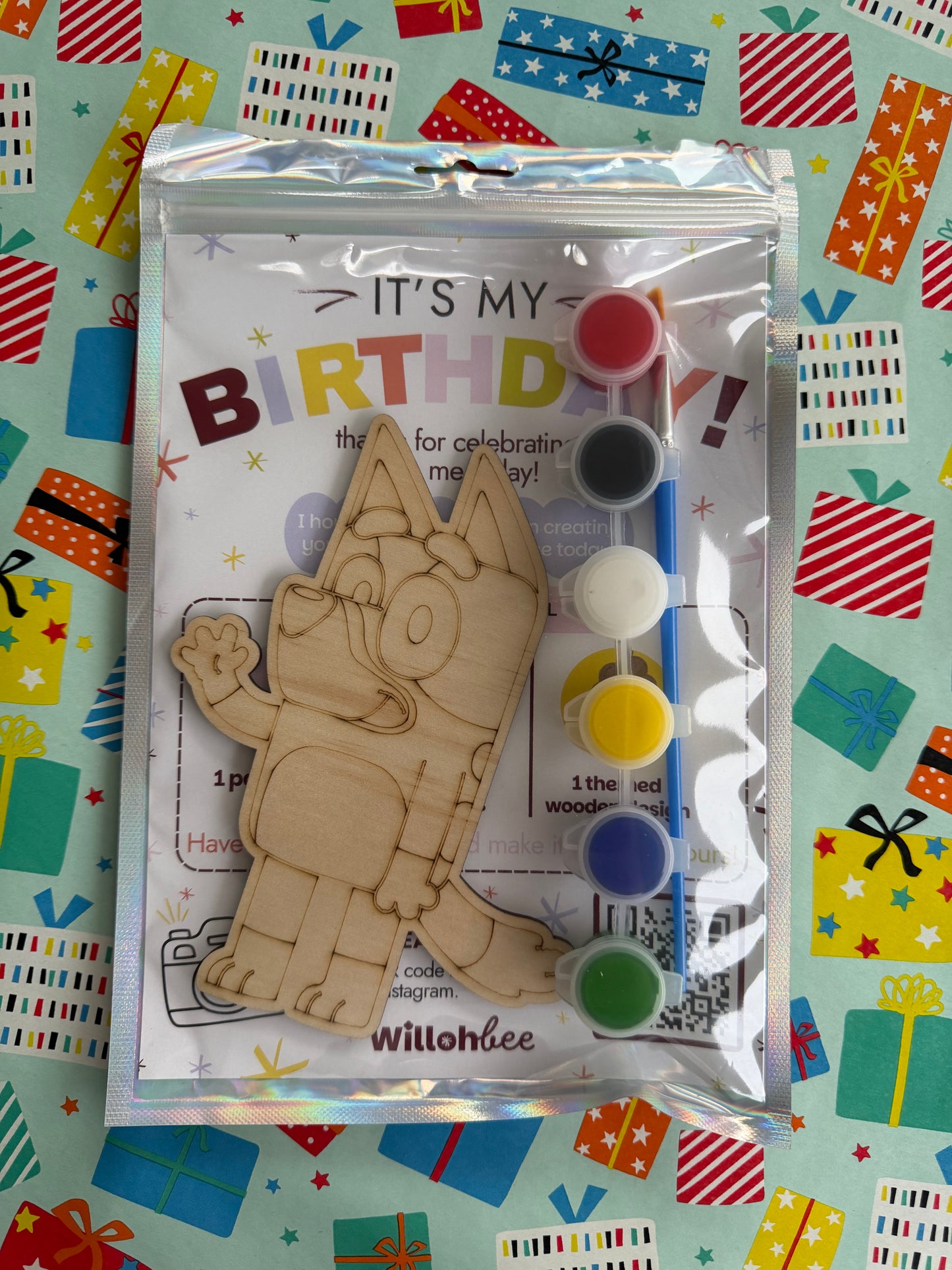 Blue Dog Inspired Party Favours