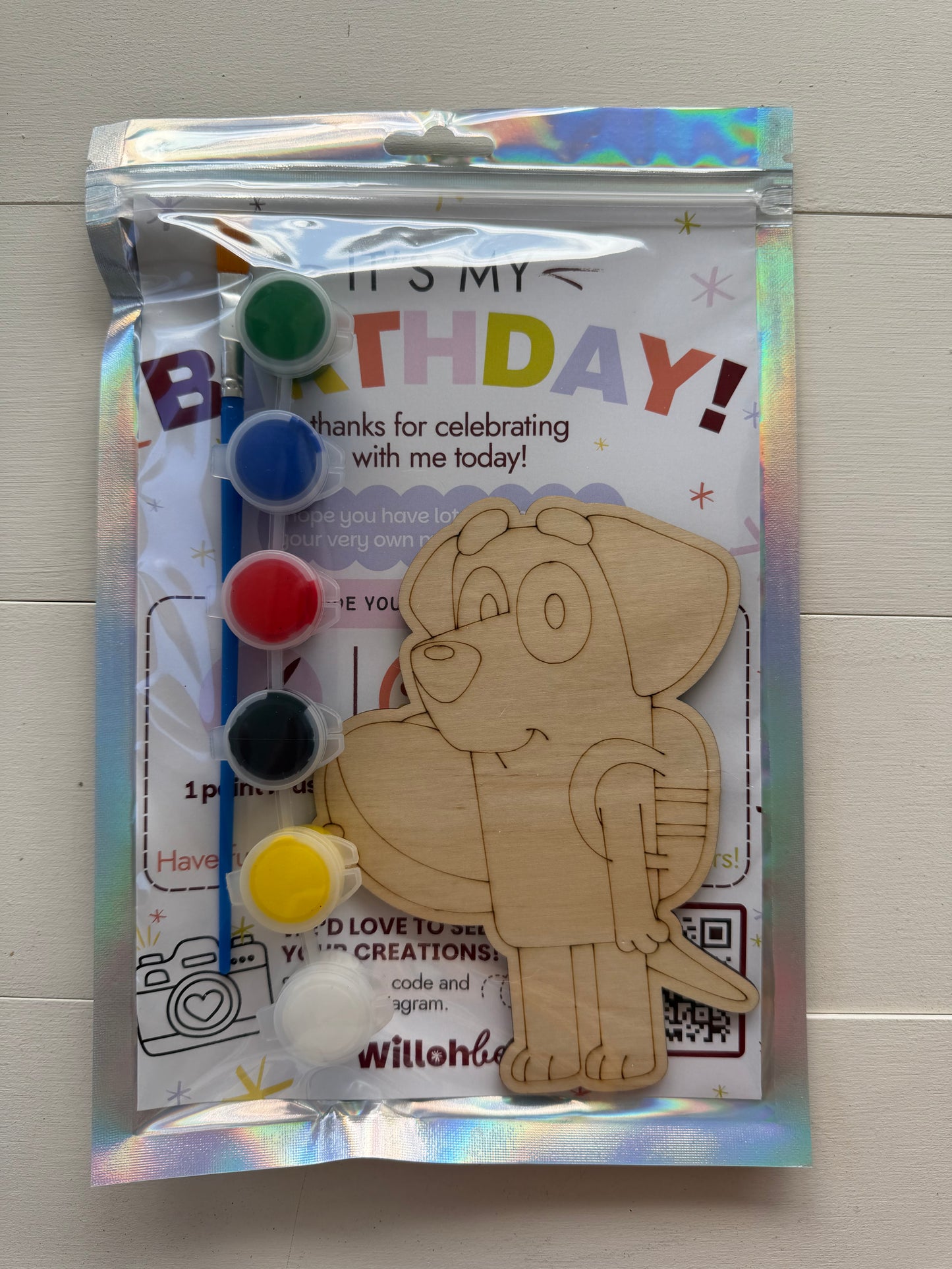 Blue Dog Inspired Party Favours