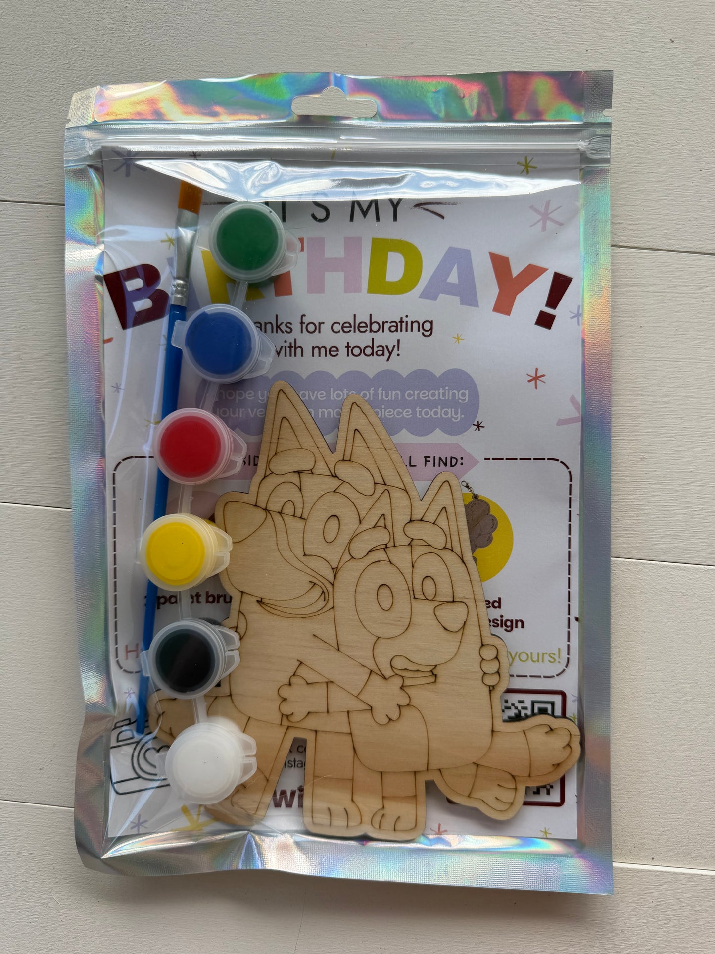 Blue Dog Inspired Party Favours