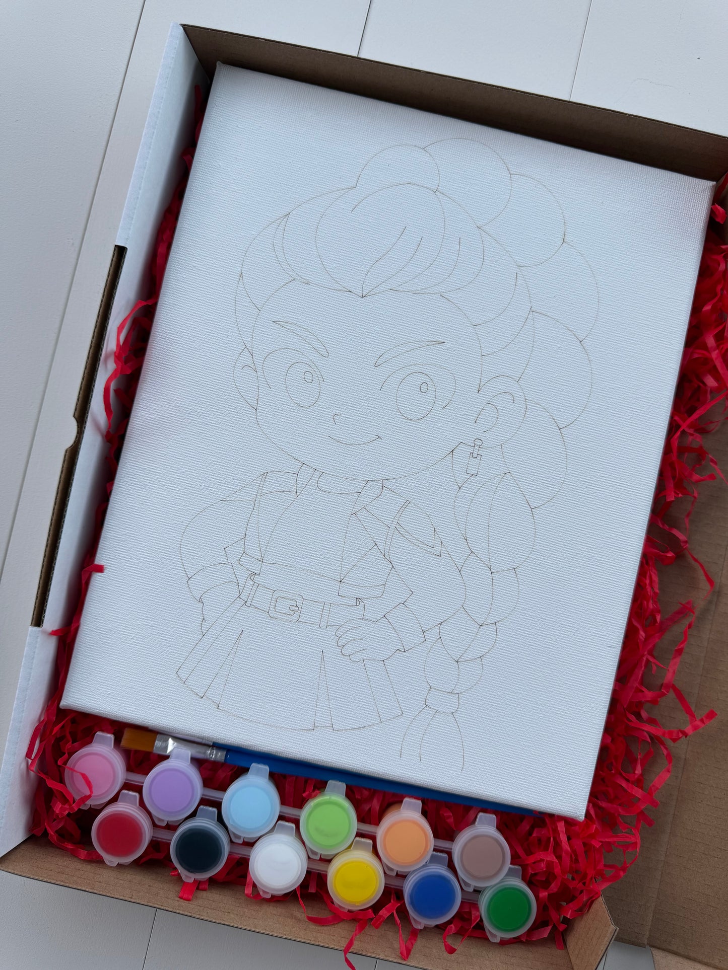 Rumi (Kpop Demon Hunters) Inspired Painting Kit