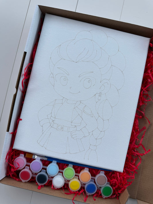 Rumi (Kpop Demon Hunters) Inspired Painting Kit