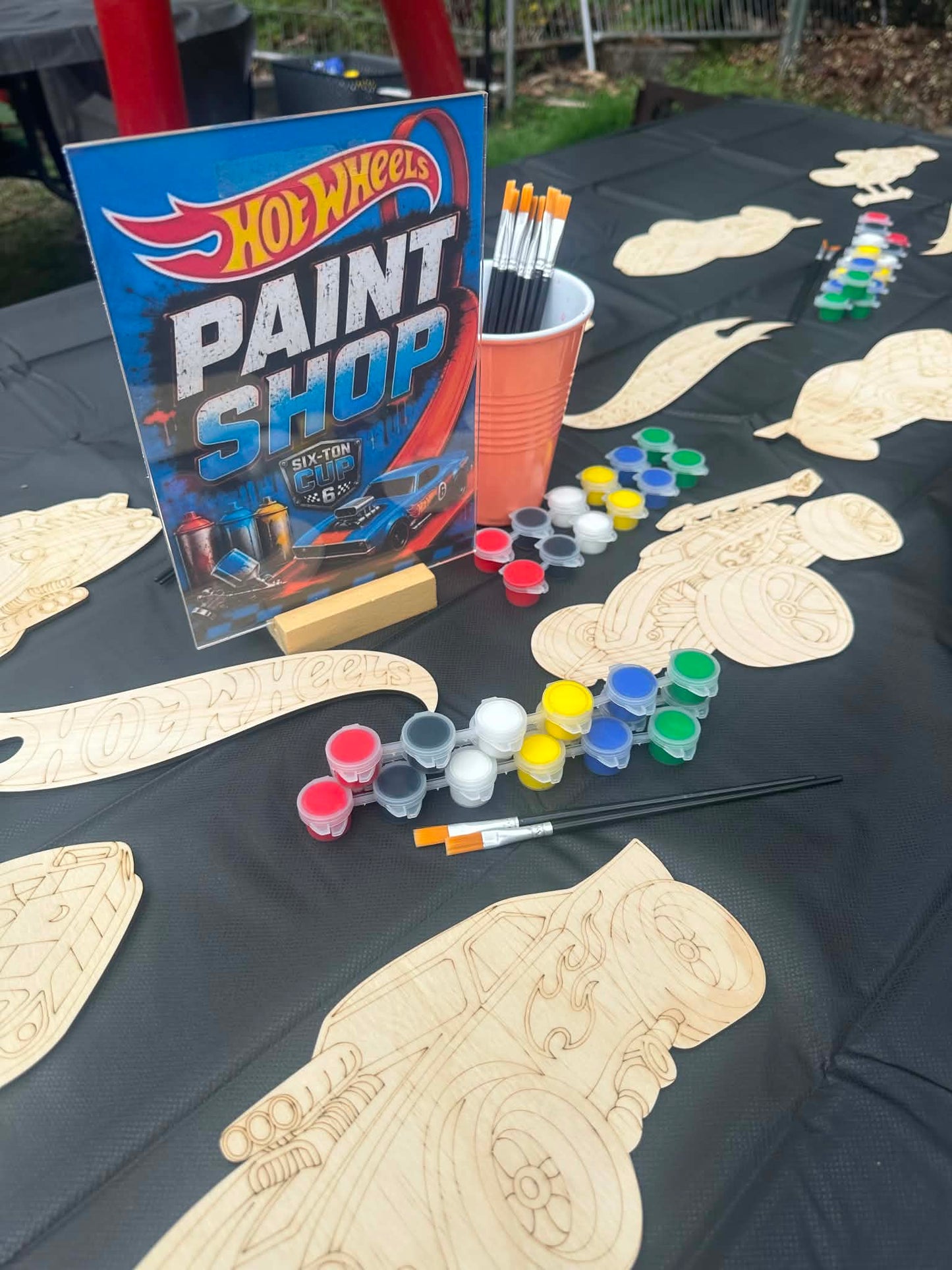Speedy Cars Wooden Party Favours