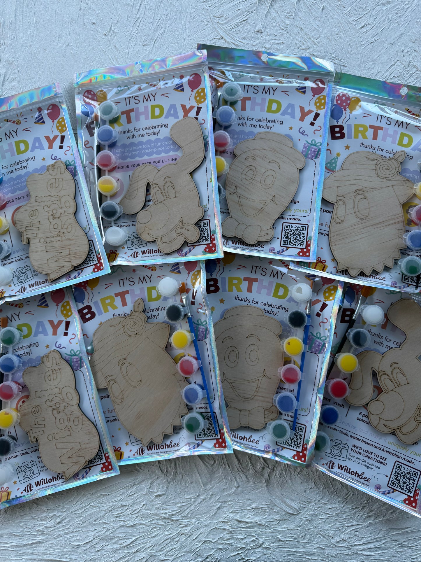 The Wiggles Themed Party Favours