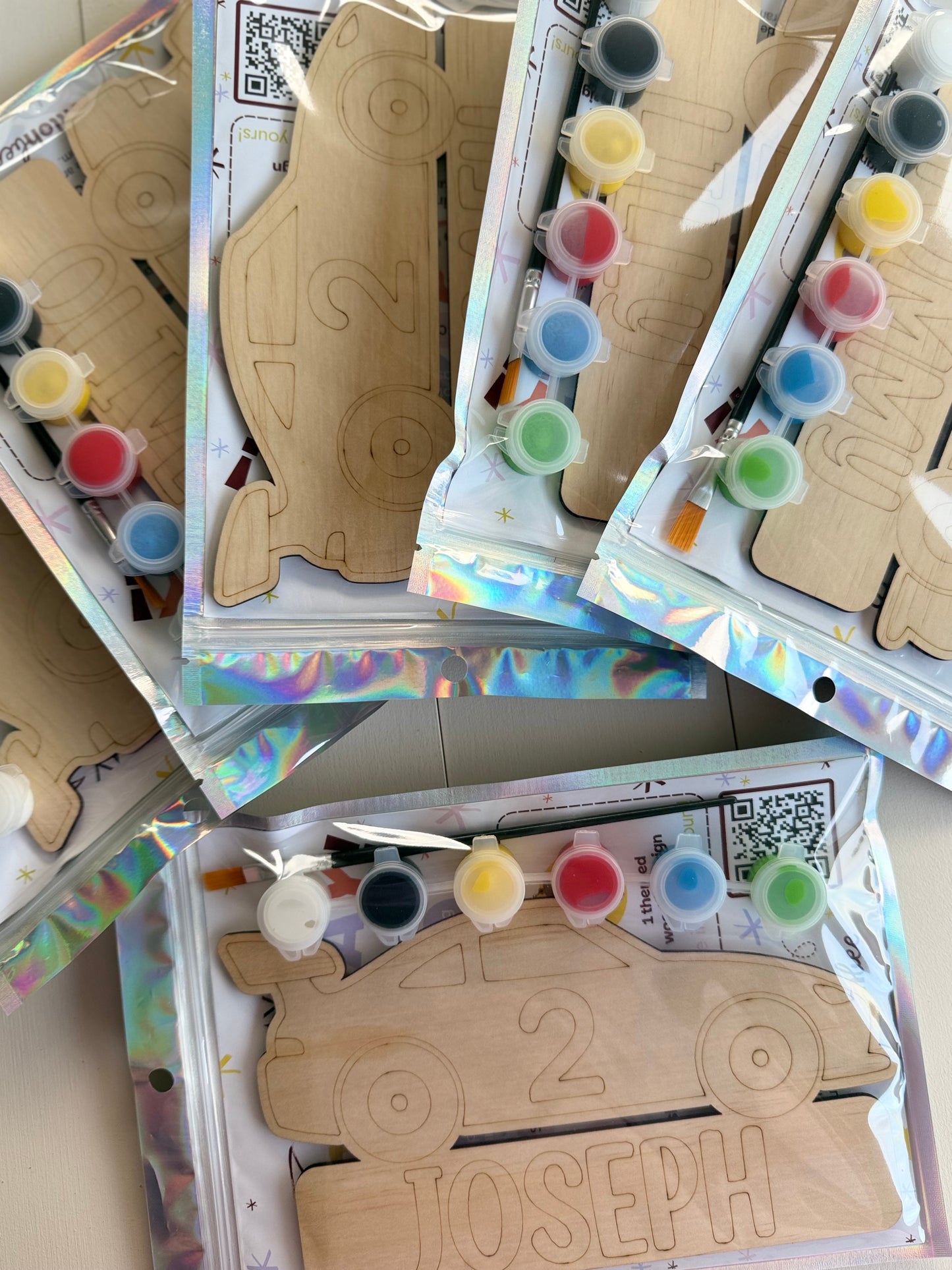 Custom Racing Car Birthday Party Favour