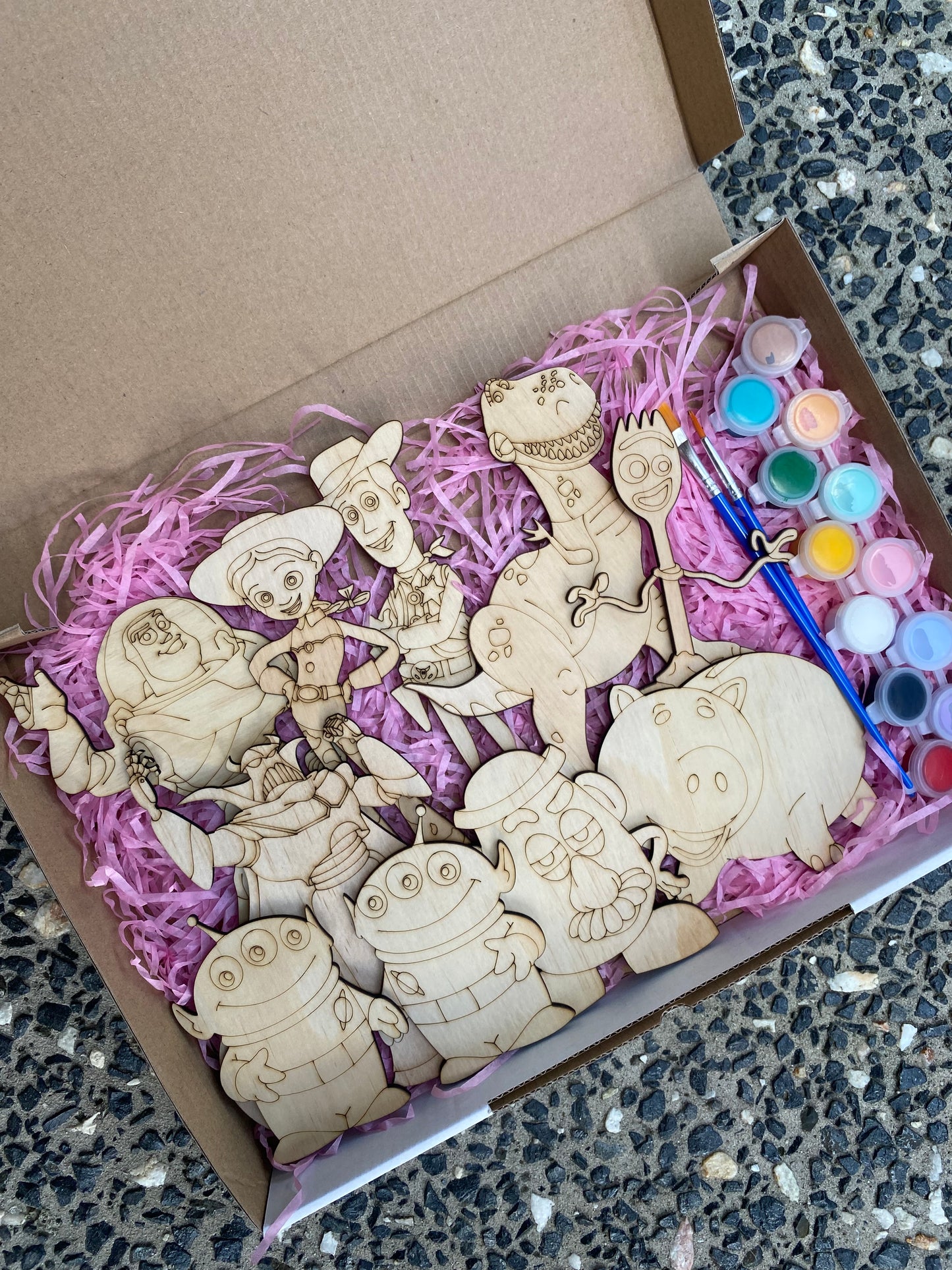 Toy Story Inspired Wooden Painting Kit