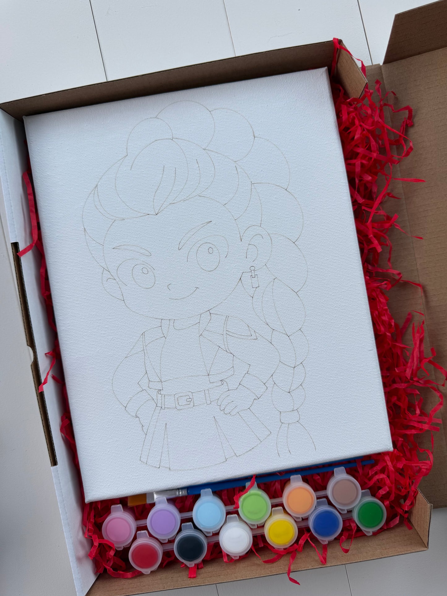Rumi (Kpop Demon Hunters) Inspired Painting Kit