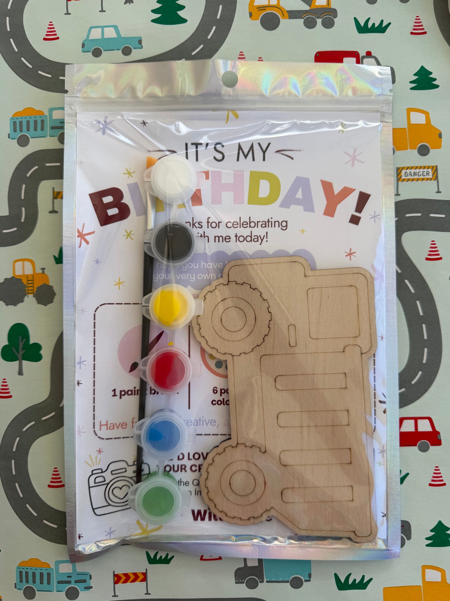 Construction Themed Birthday Party Favours