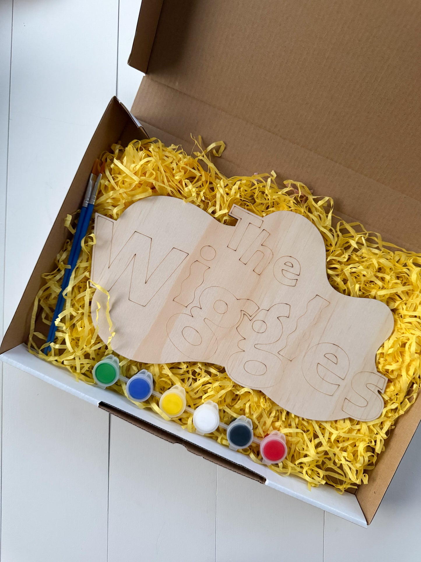The Wiggles Inspired Wooden Painting Kit