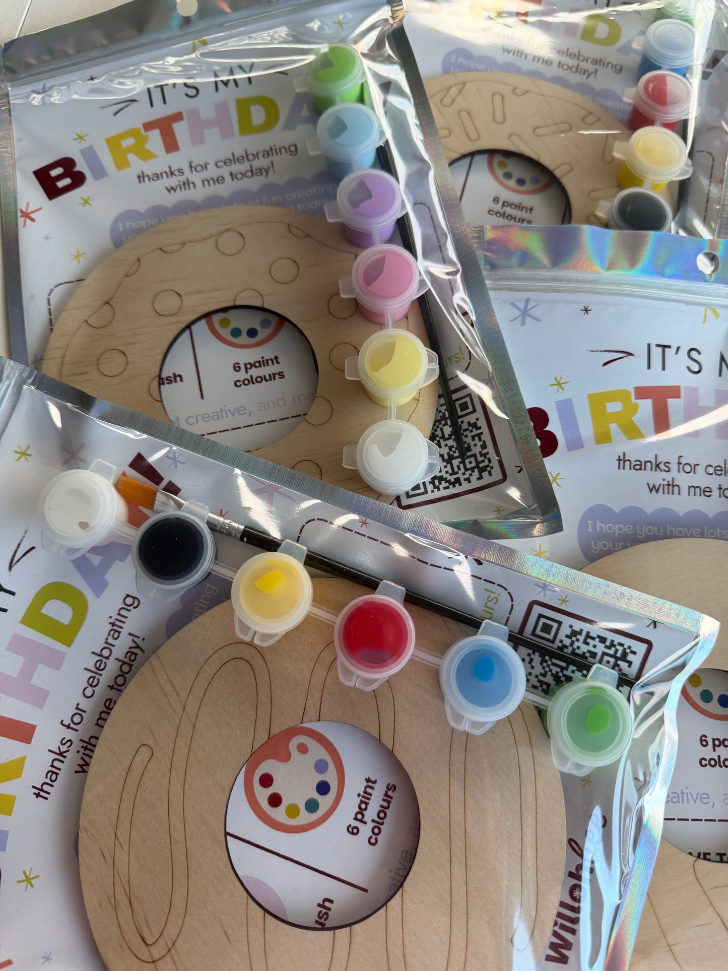Doughnut Themed Party Favours