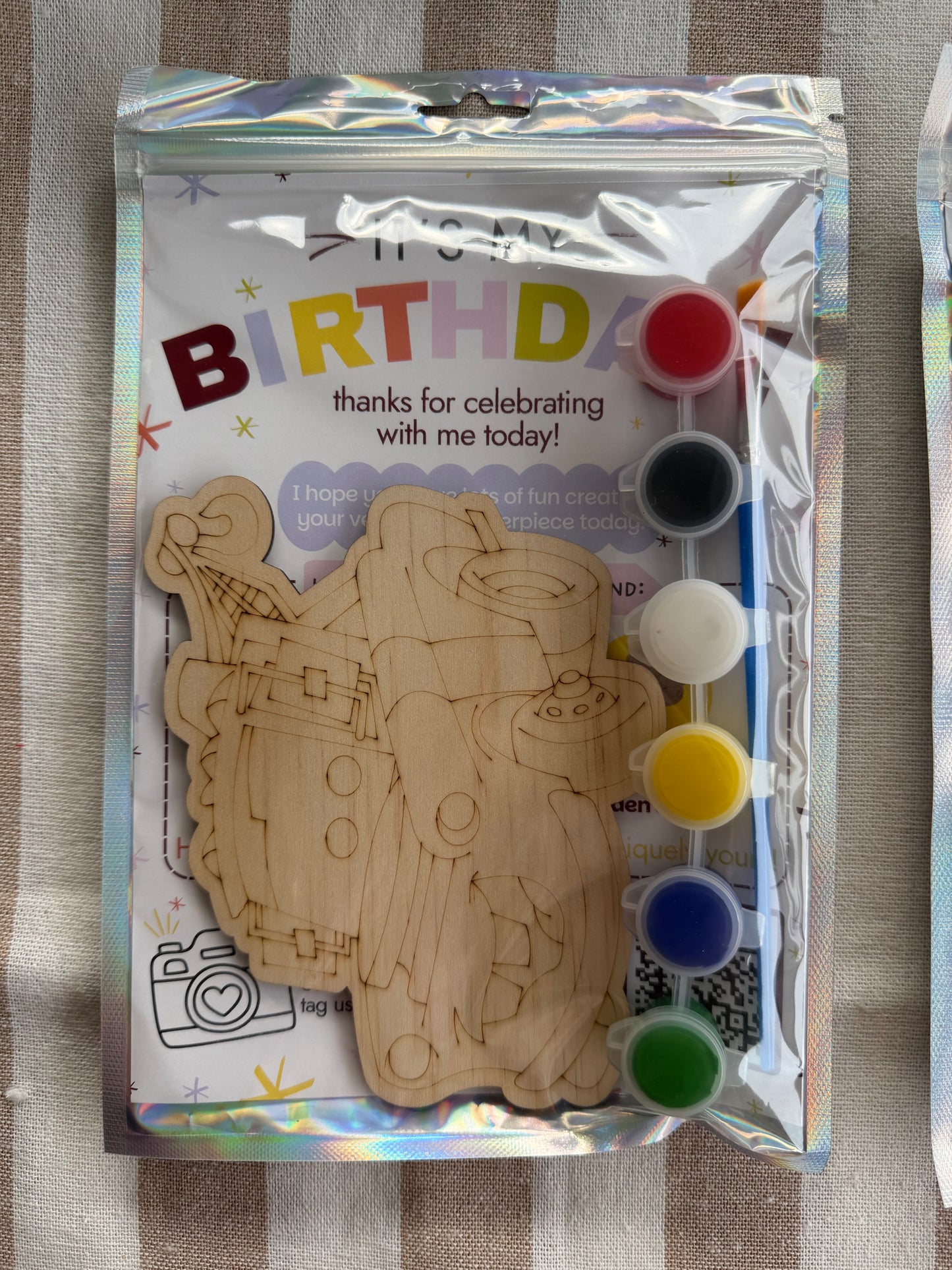 Lightning and Friends themed Party Favours