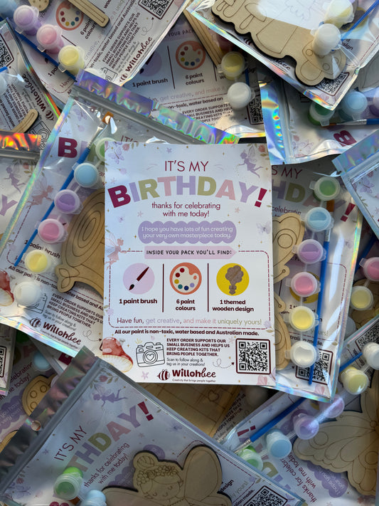 Fairy Themed Birthday Party Favours