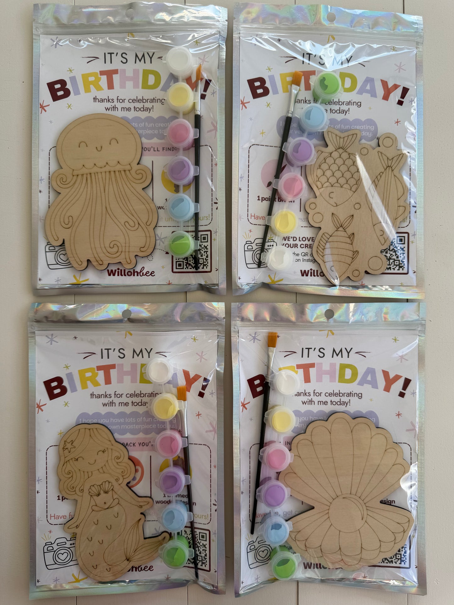 Mermaid Themed Birthday Party Favours