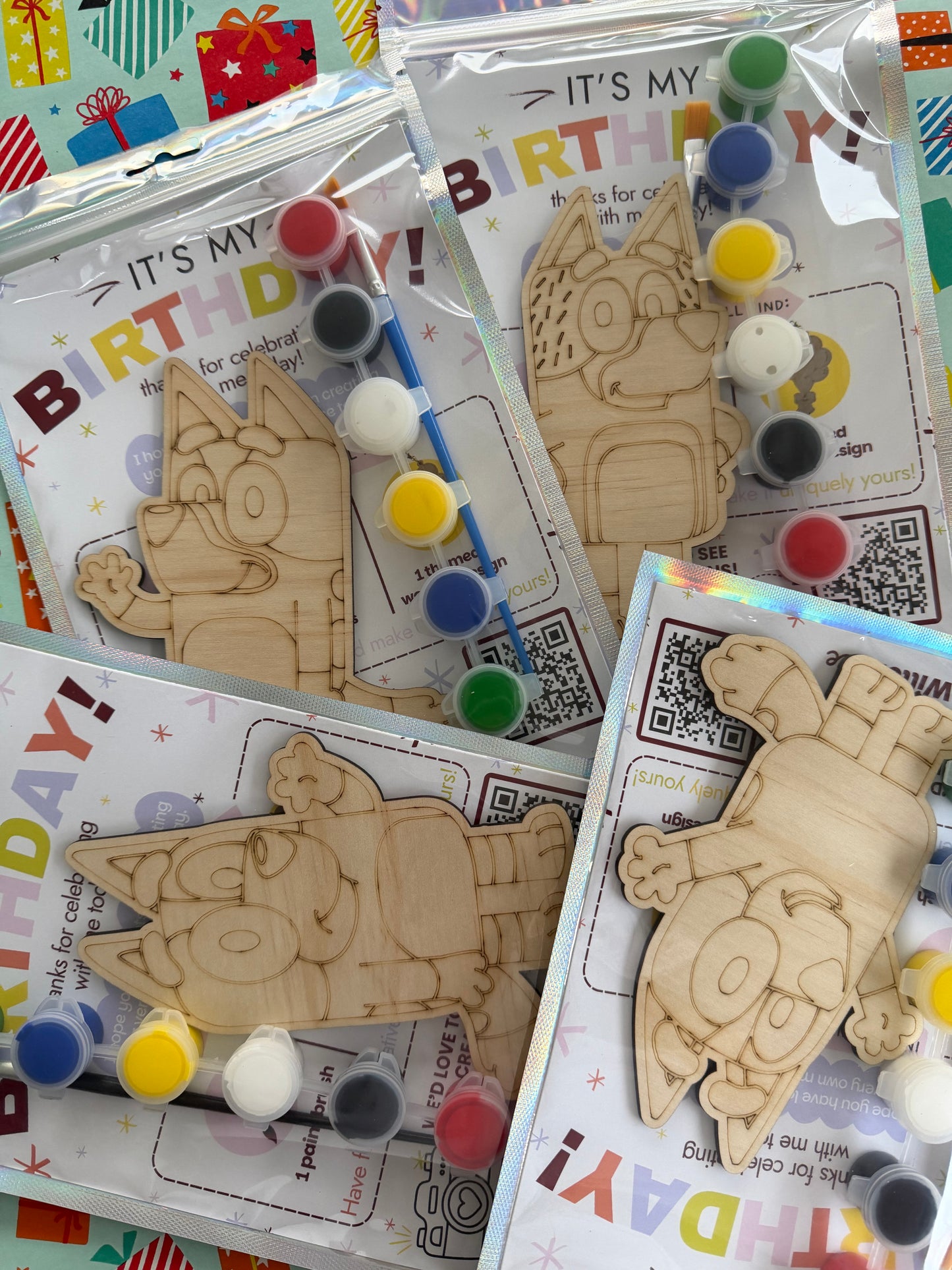 Blue Dog Inspired Party Favours
