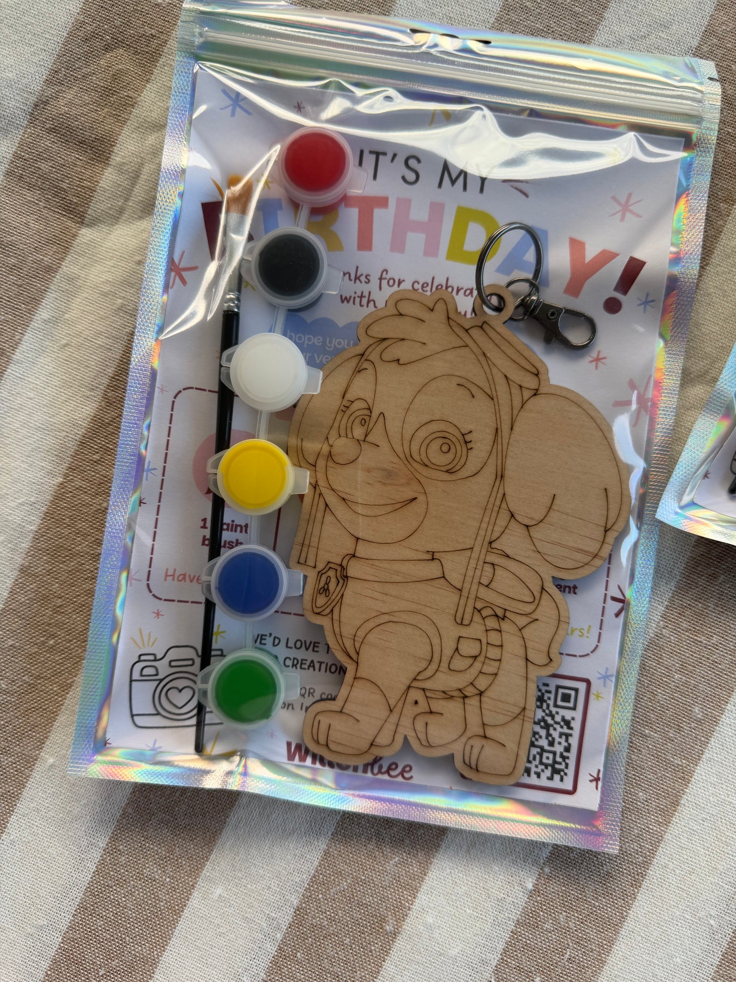 Adventure Pups Wooden Party Favours