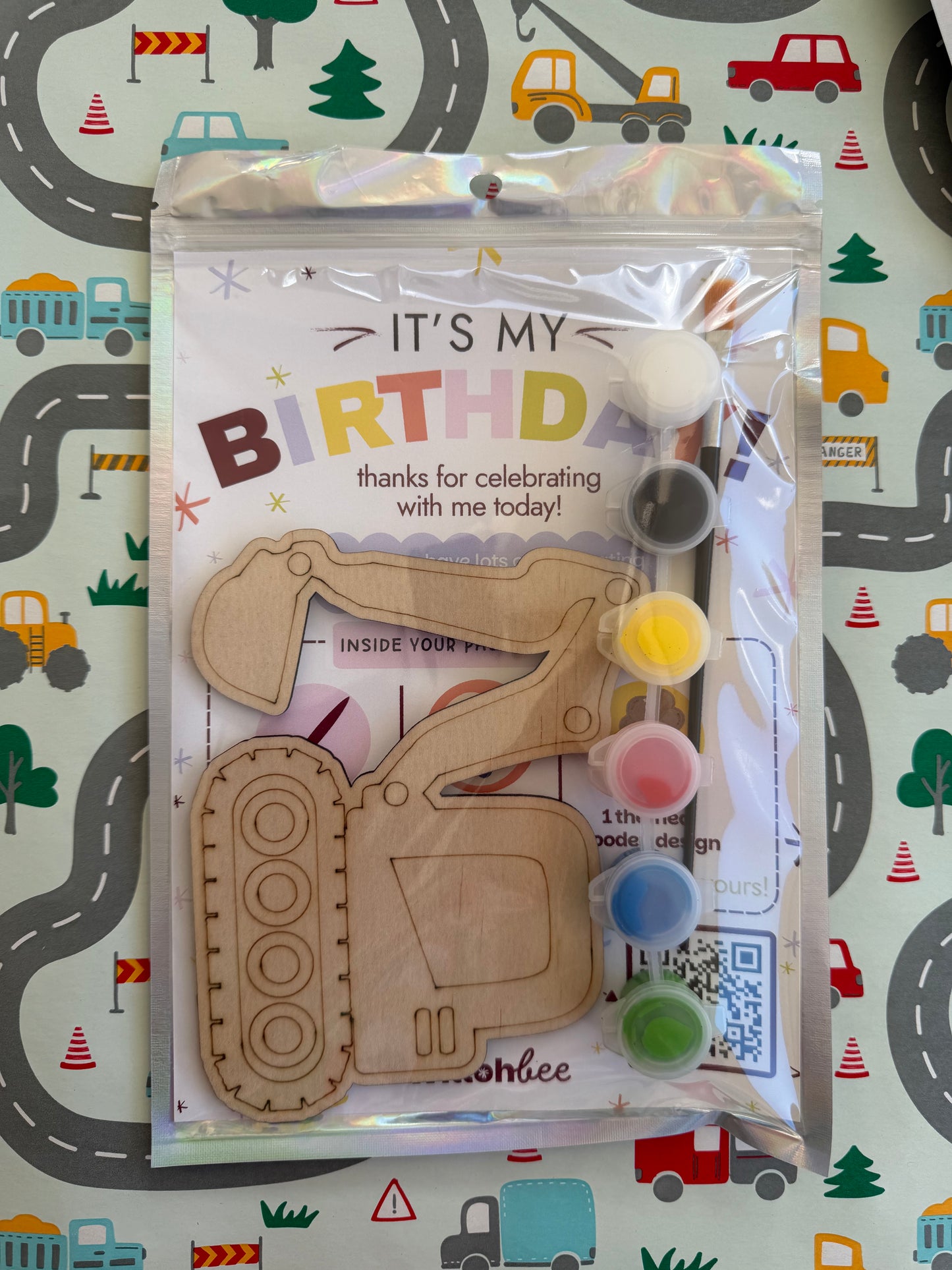 Construction Themed Birthday Party Favours