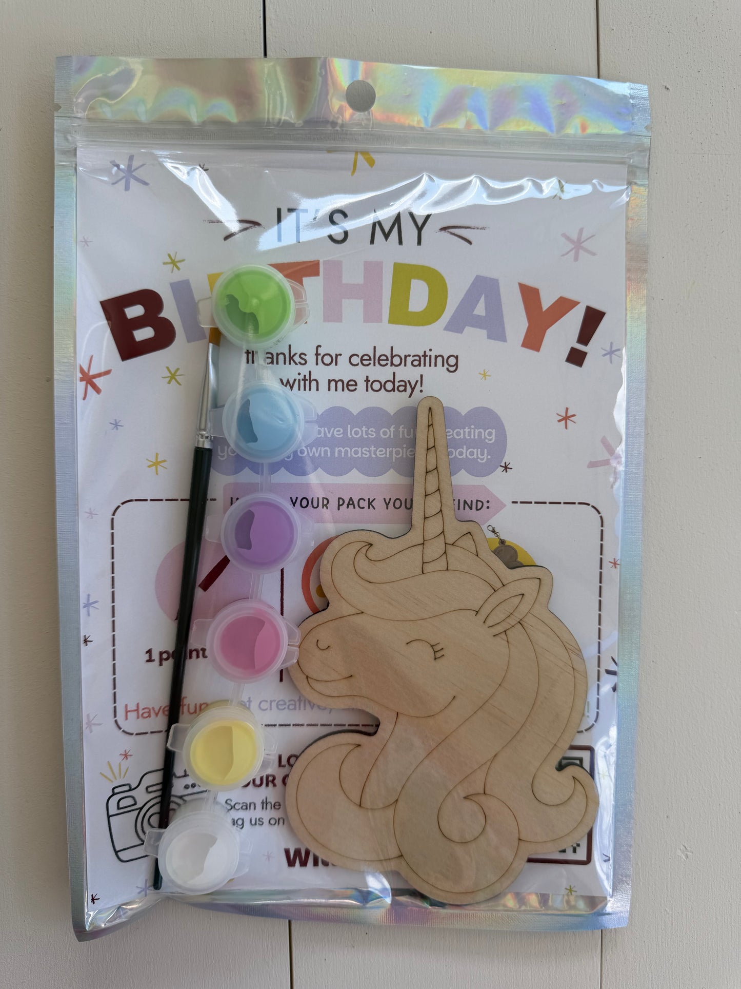 Unicorn Themed Birthday Party Favours