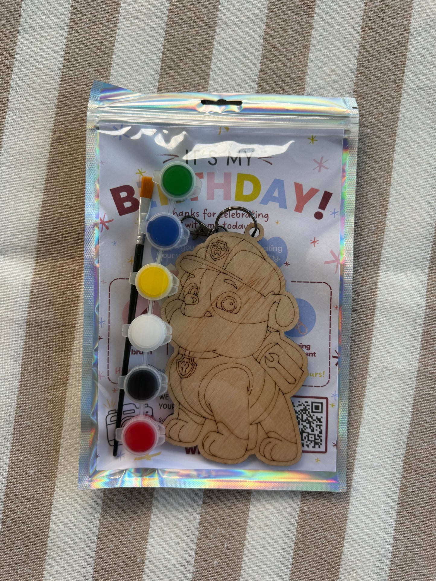 Adventure Pups Wooden Party Favours