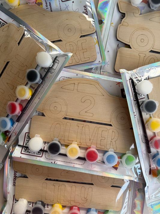 Custom Racing Car Birthday Party Favour