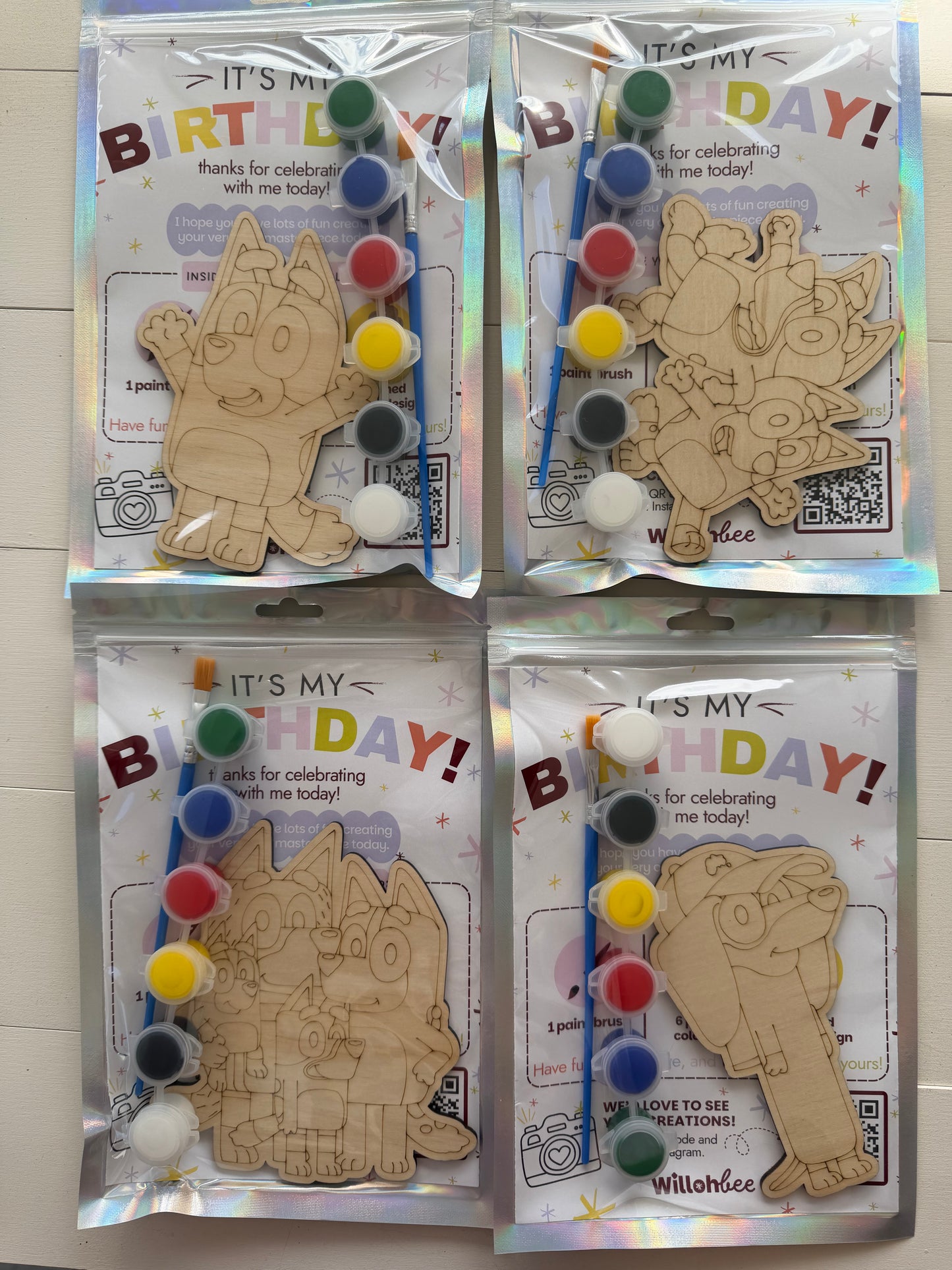 Blue Dog Inspired Party Favours