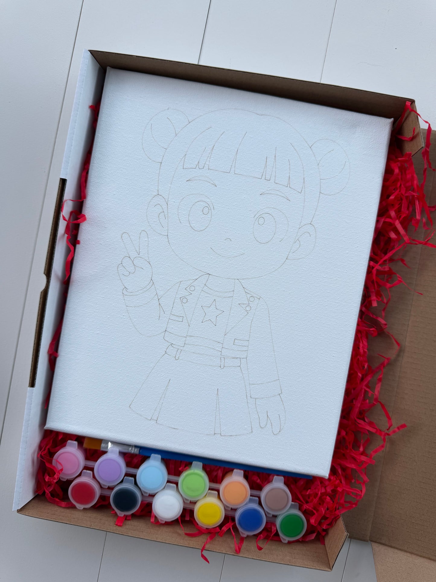 Zoey (Kpop Demon Hunters) Inspired Painting Kit