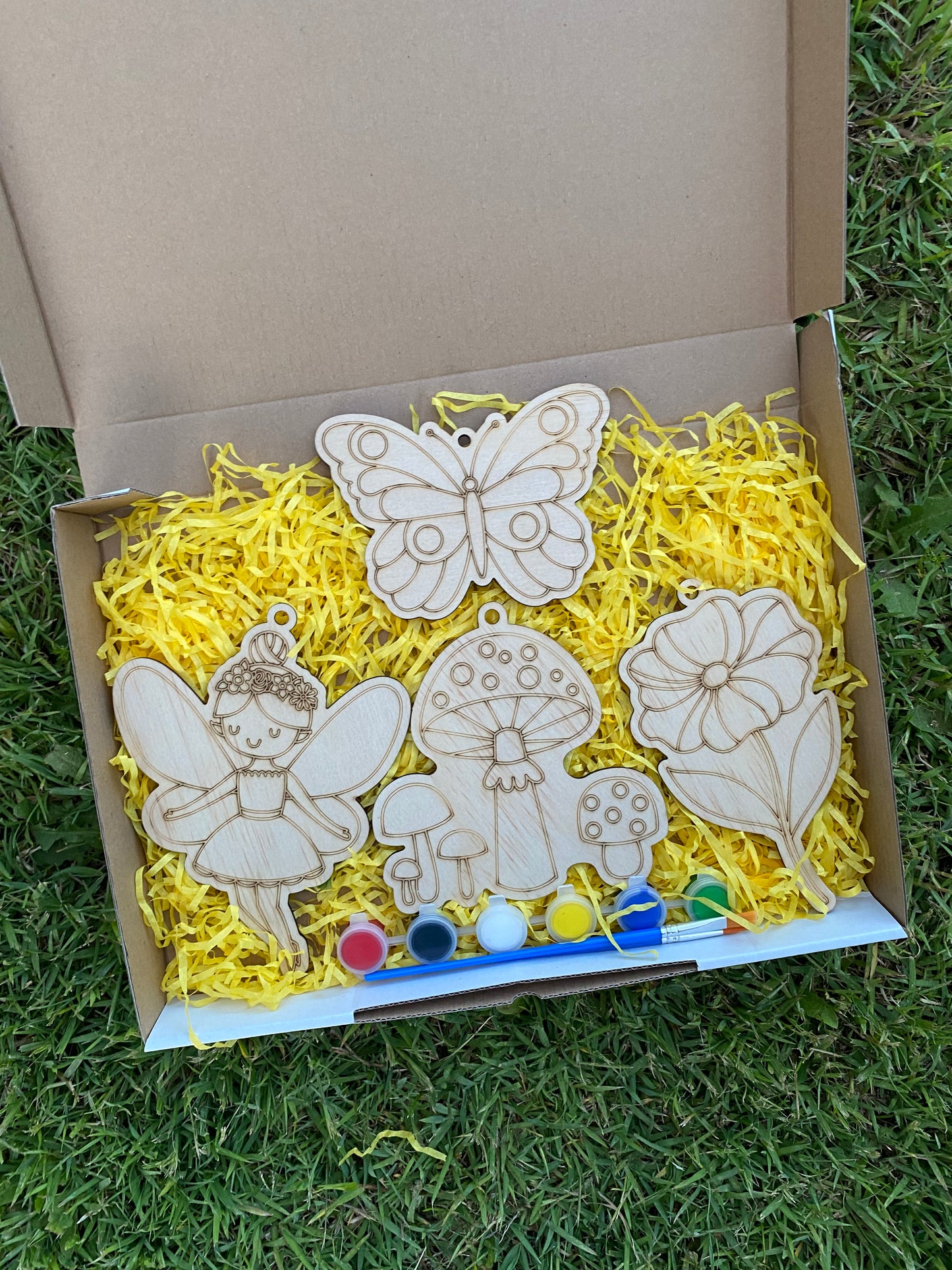 Enchanted Garden Wooden Painting Kit