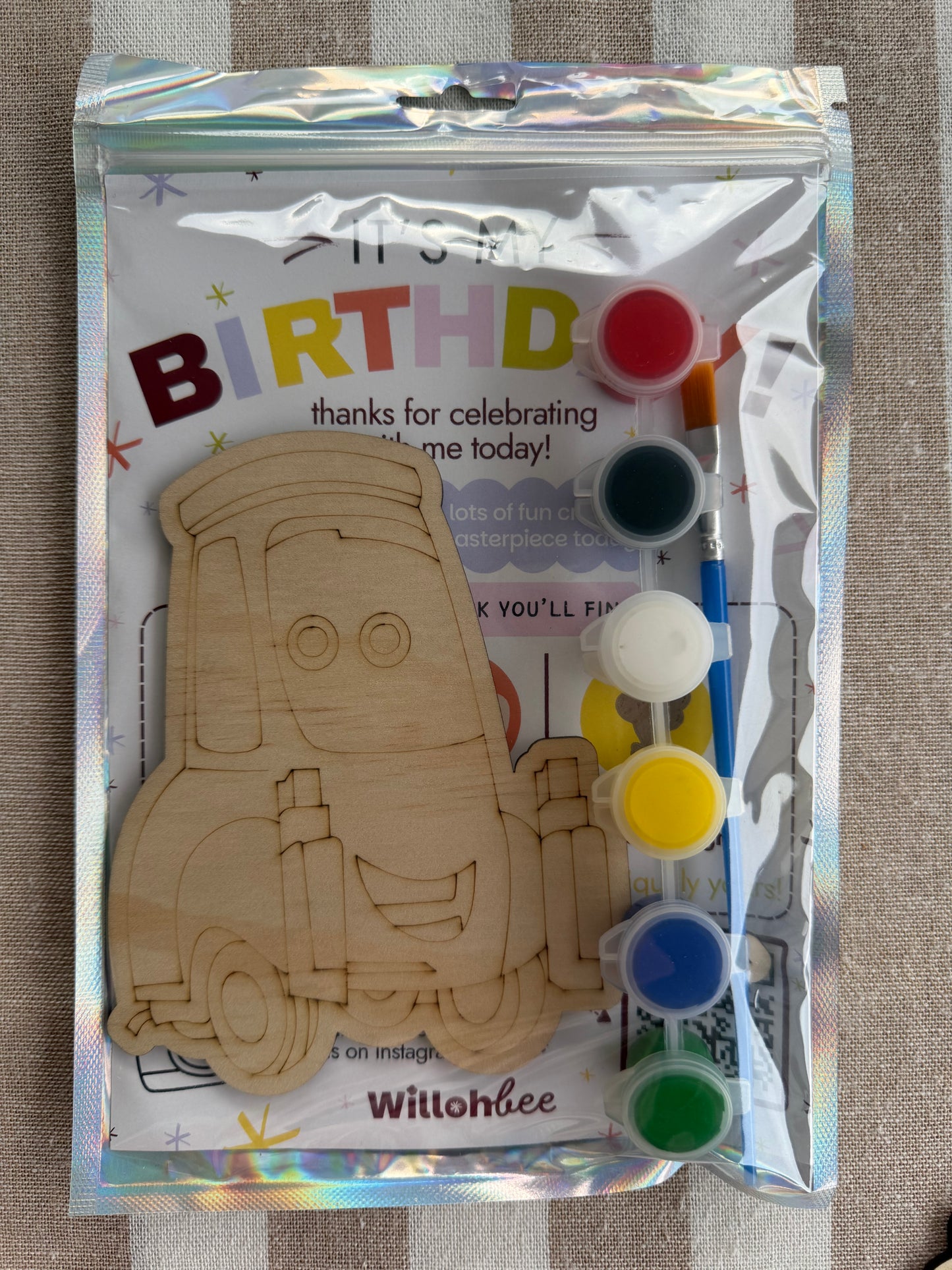 Lightning and Friends themed Party Favours