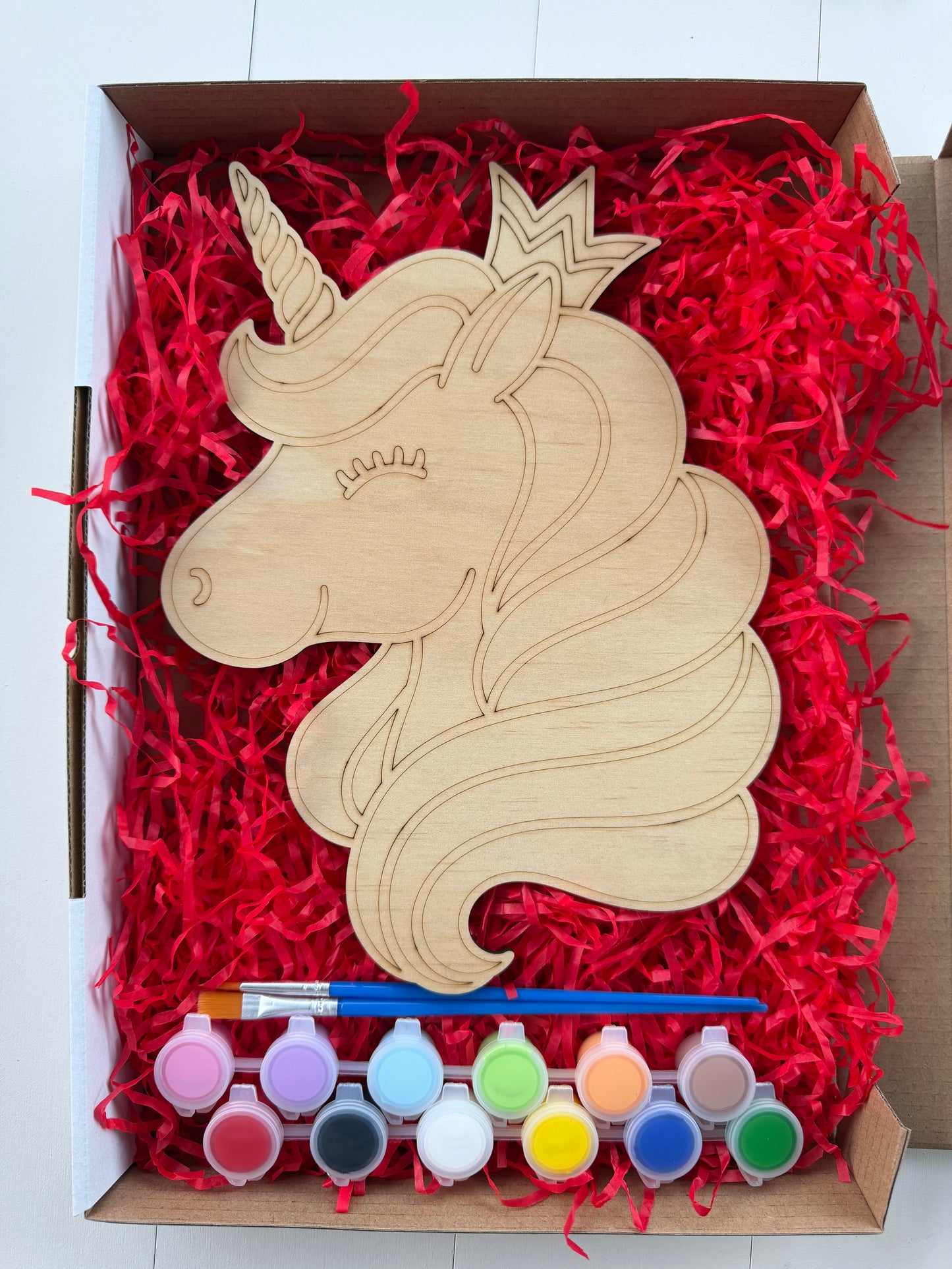 Unicorn Wooden Painting Kit