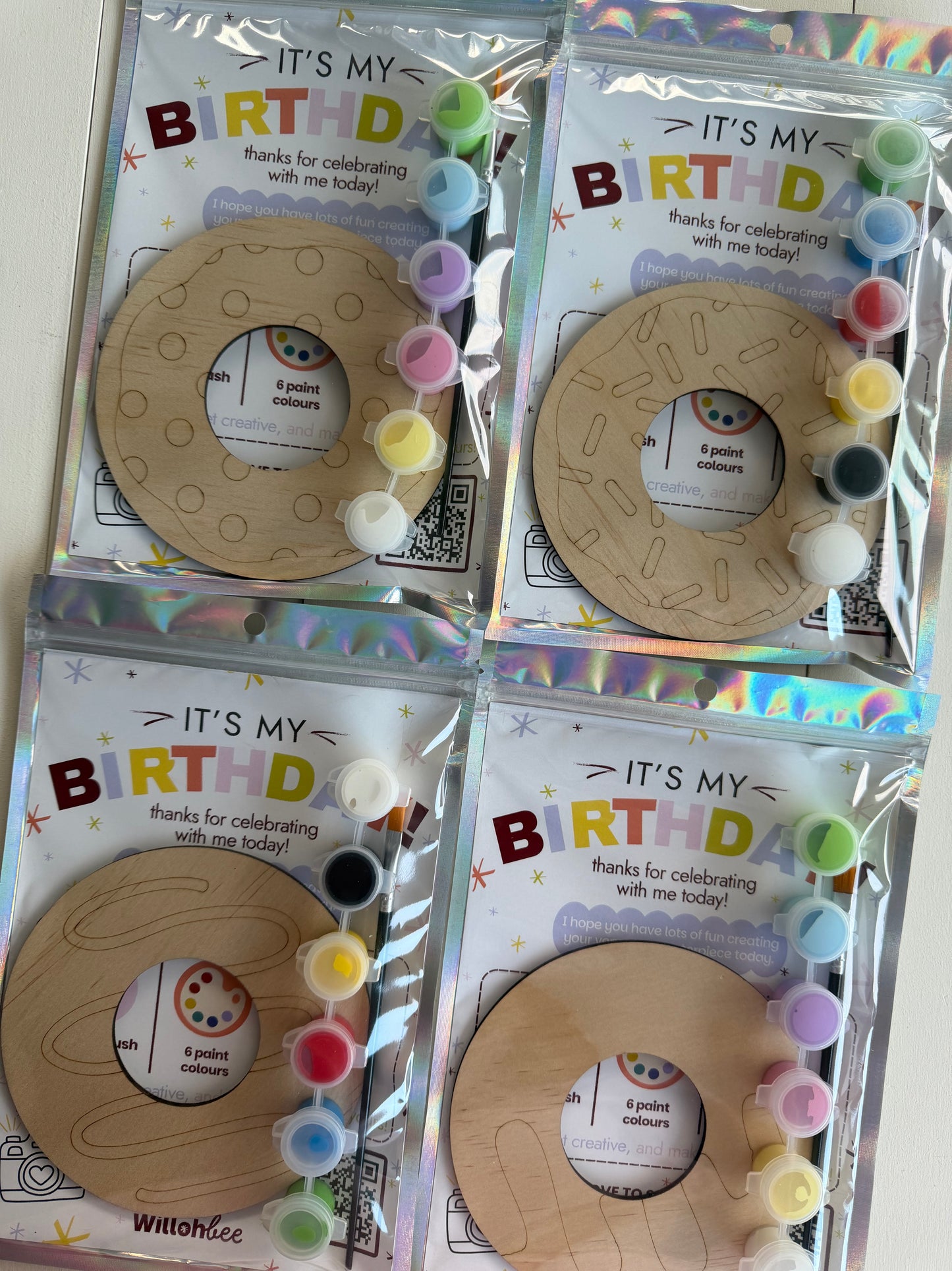 Doughnut Themed Party Favours