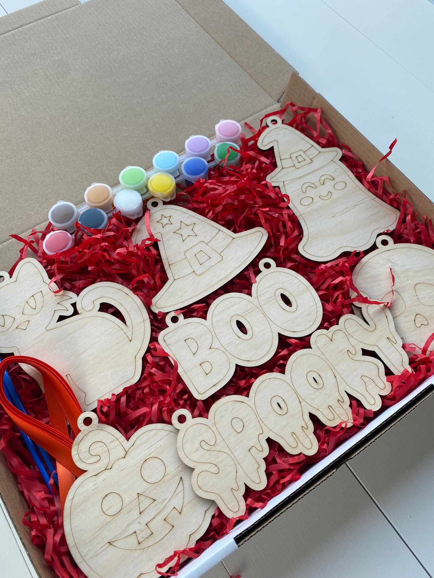 Halloween Wooden Painting Set
