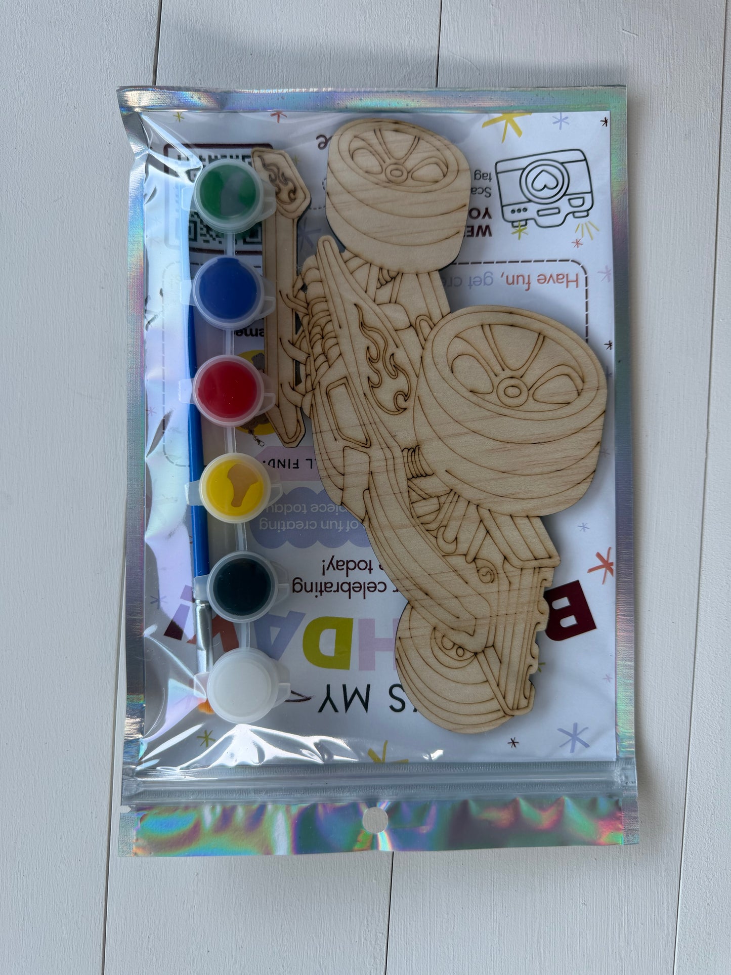 Speedy Cars Wooden Party Favours