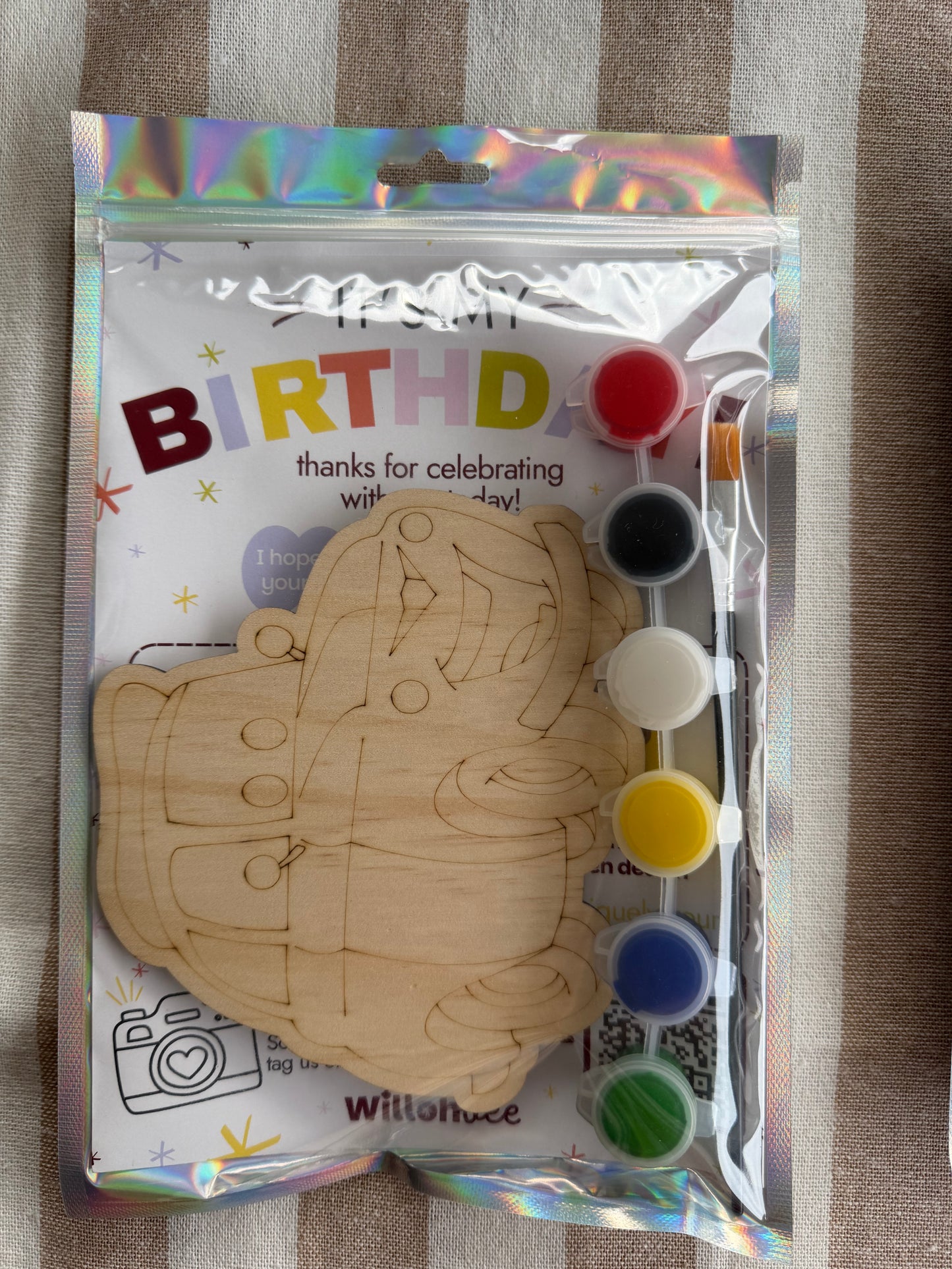 Lightning and Friends themed Party Favours