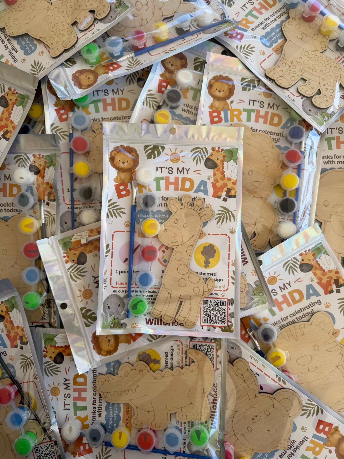 Safari Animal Themed Party Favours