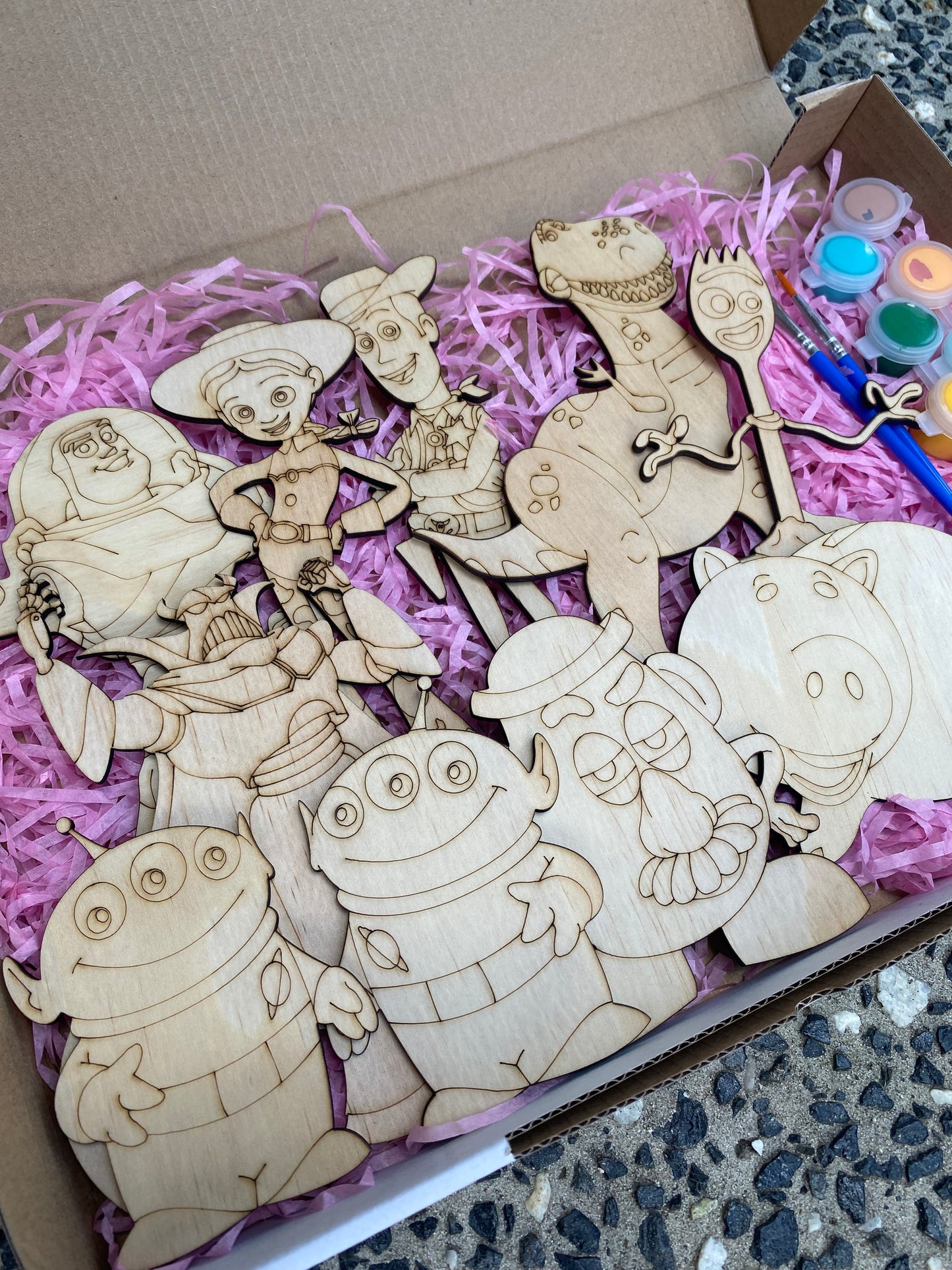 Toy Story Inspired Wooden Painting Kit