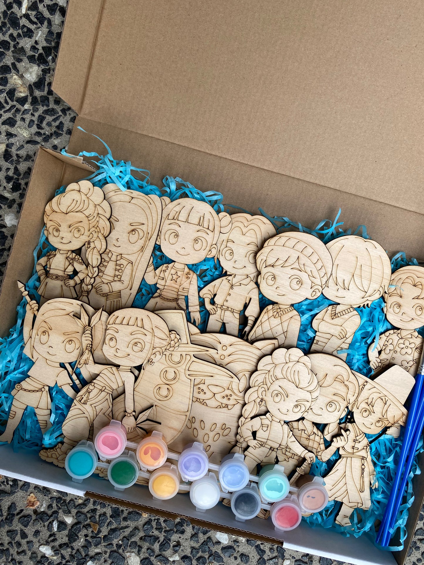 Hunter’s Inspired Kit: DIY Wooden Character Painting Set